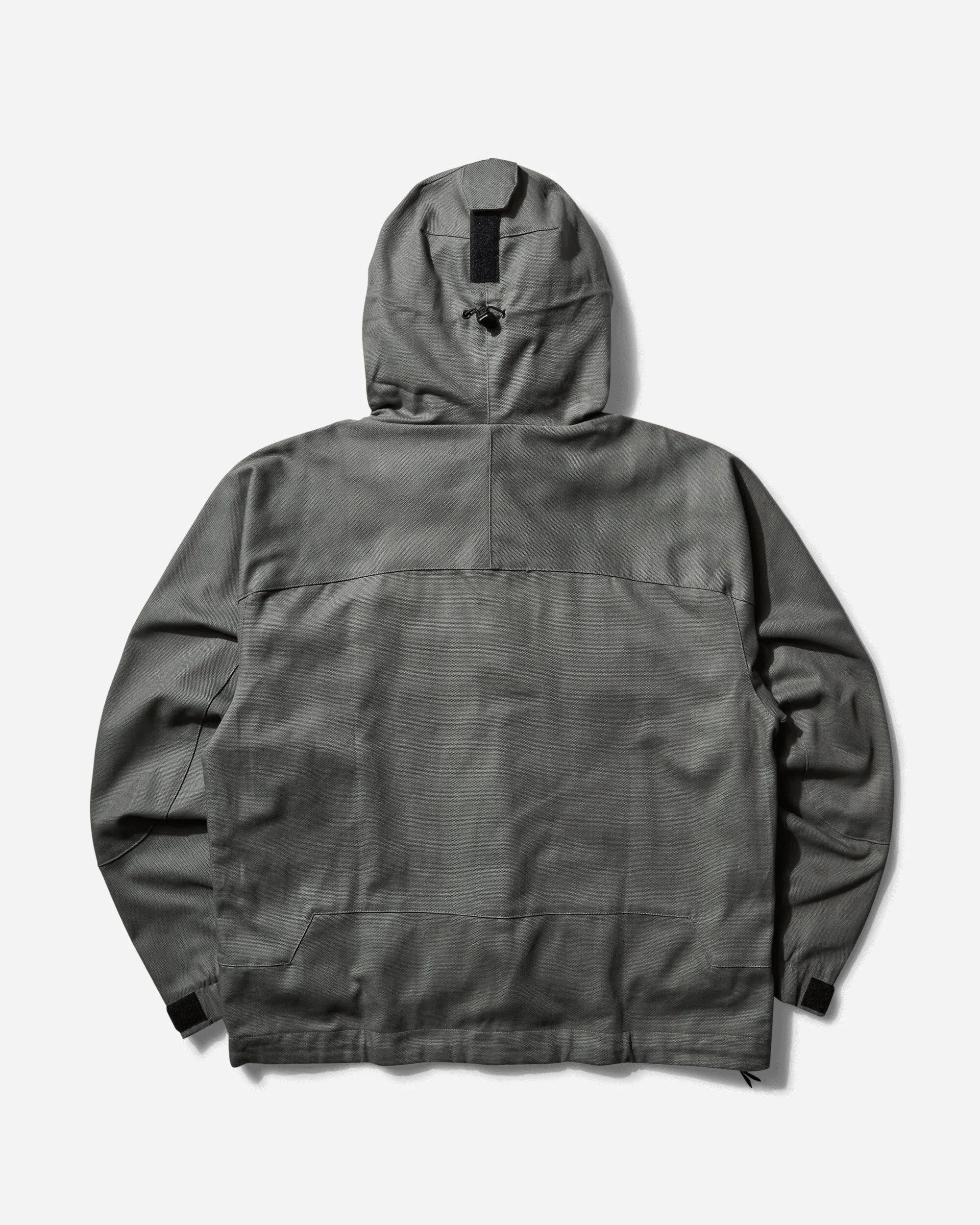 Herren Heavy Cotton Hood Zip Jacket Schildgrau