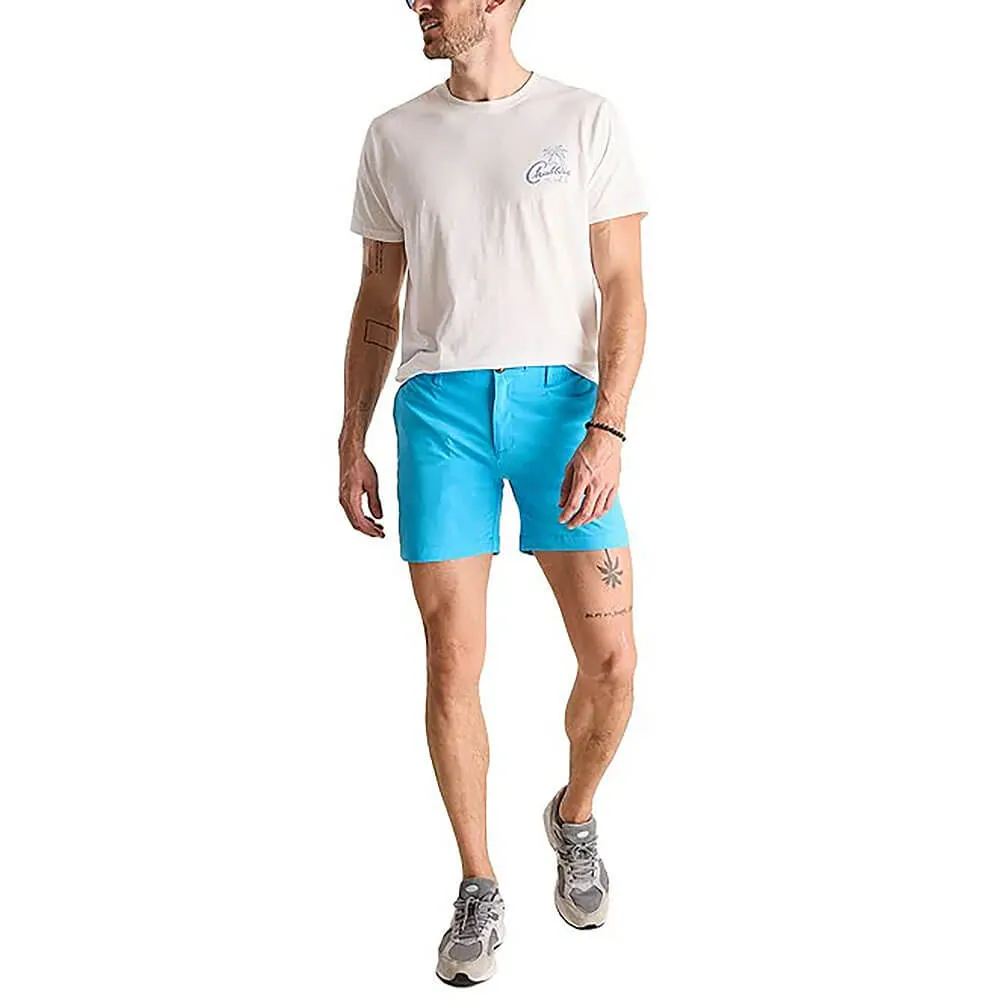 Herren Johnnie-O Chubbies 6-Zoll The Blue Barracudas Performance Shorts - Hellblau - Uni
