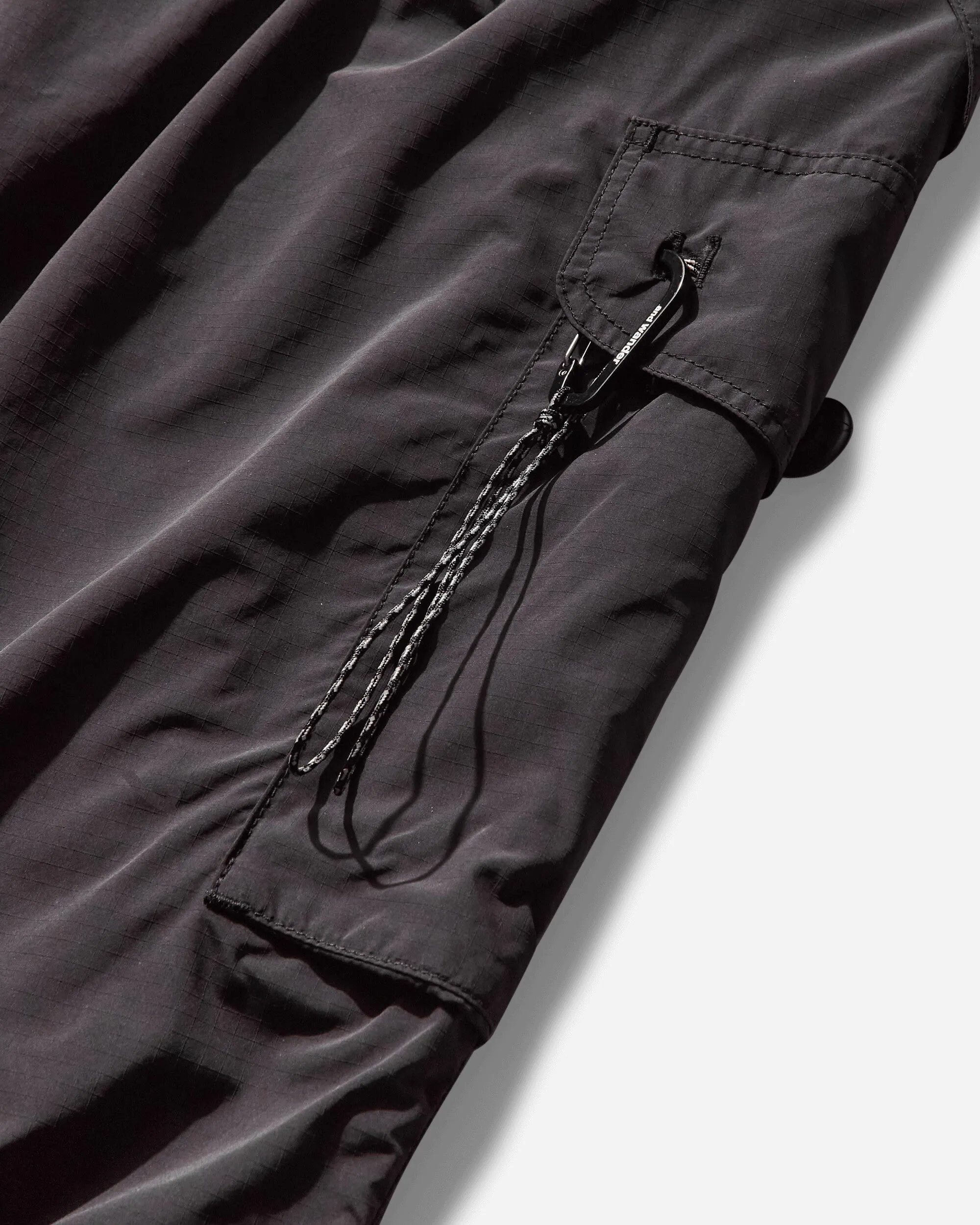 Herren Übergroße Cargo-Hose Schwarz