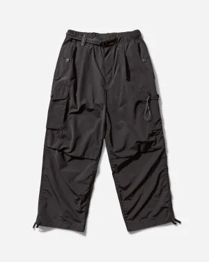 Herren Übergroße Cargo-Hose Schwarz