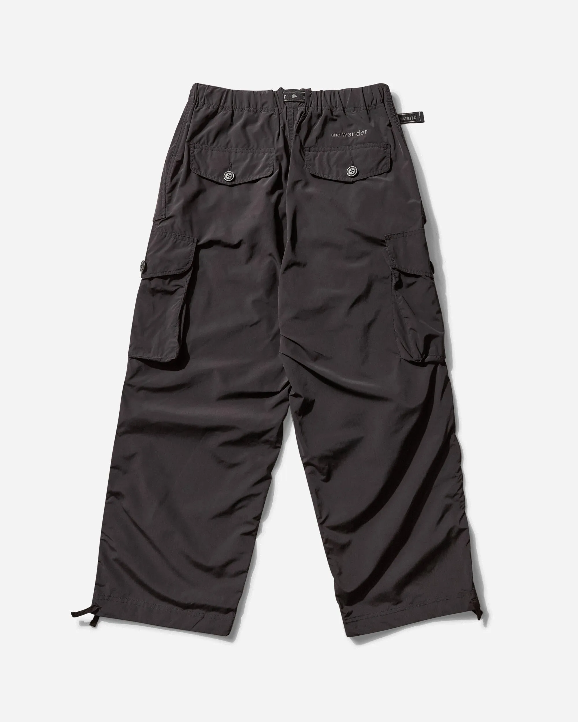 Herren Übergroße Cargo-Hose Schwarz