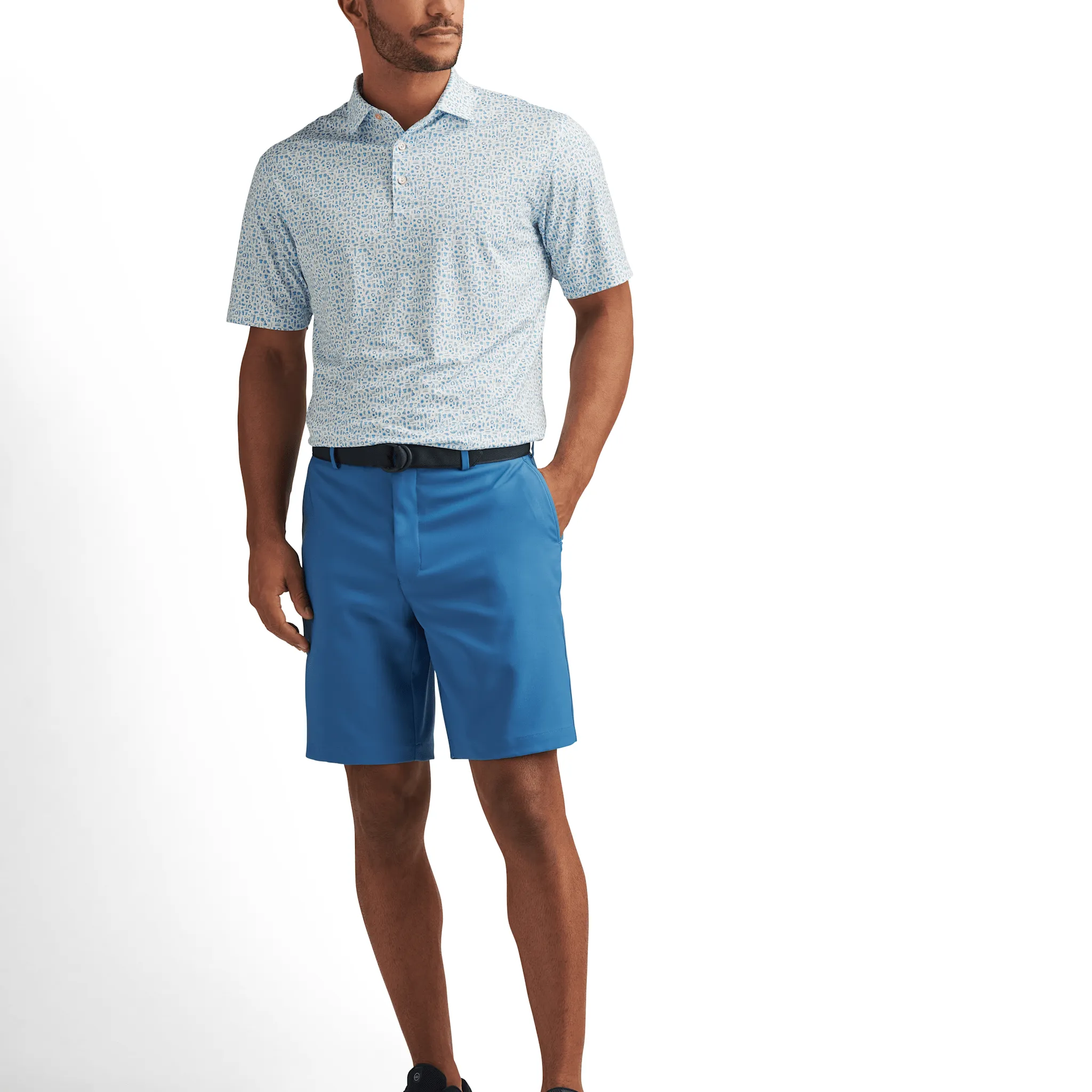 Herren Peter Millar Peter Millar Herren Salem Performance Shorts 9-Zoll - Seglerblau