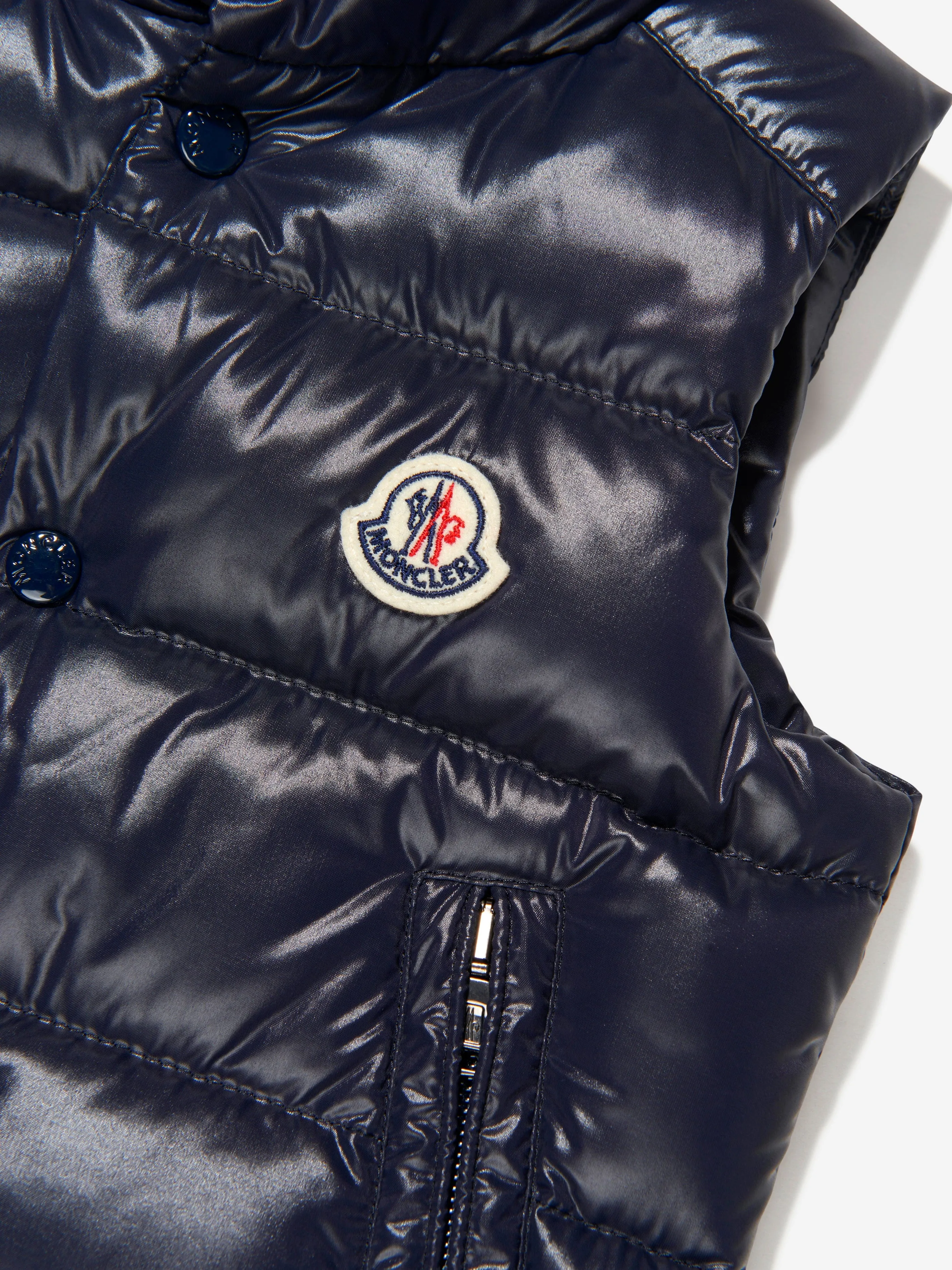 Moncler Enfant Baby Jungen Daunengefütterte Bernard Weste
