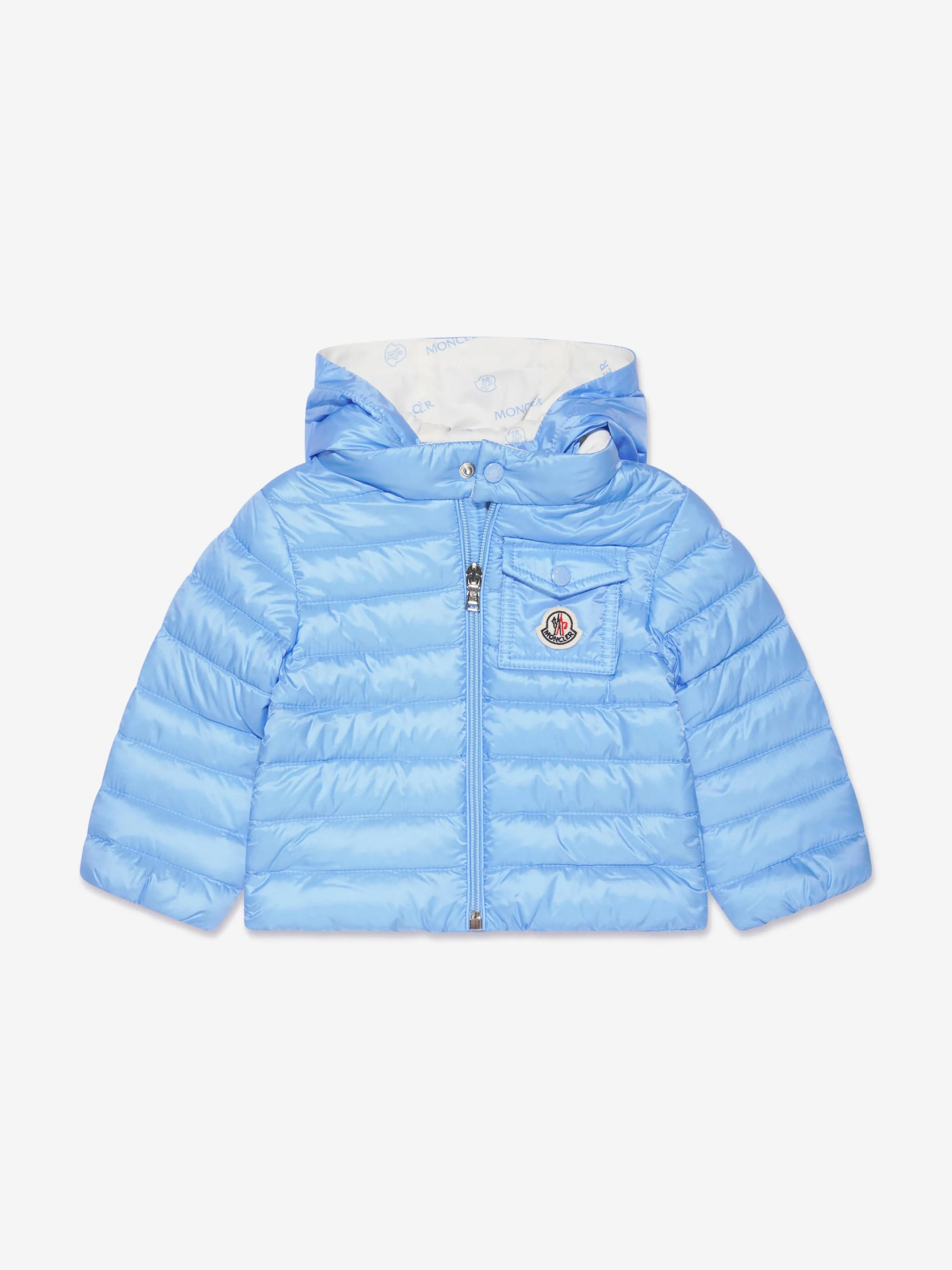 Moncler Enfant Baby Daunengefütterte Baigal Jacke in Blau