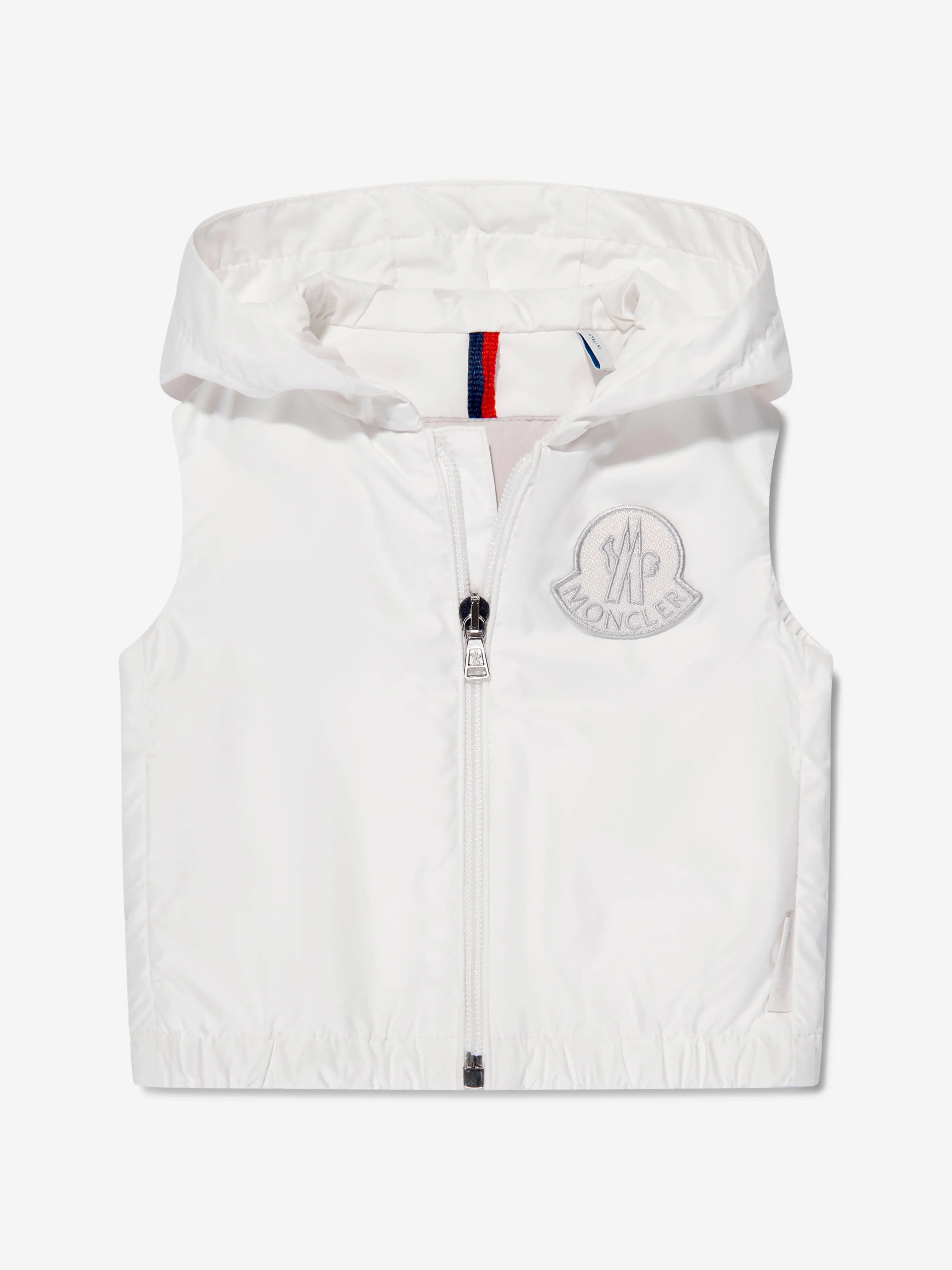 Moncler Enfant Baby Essien Gilet in Weiß