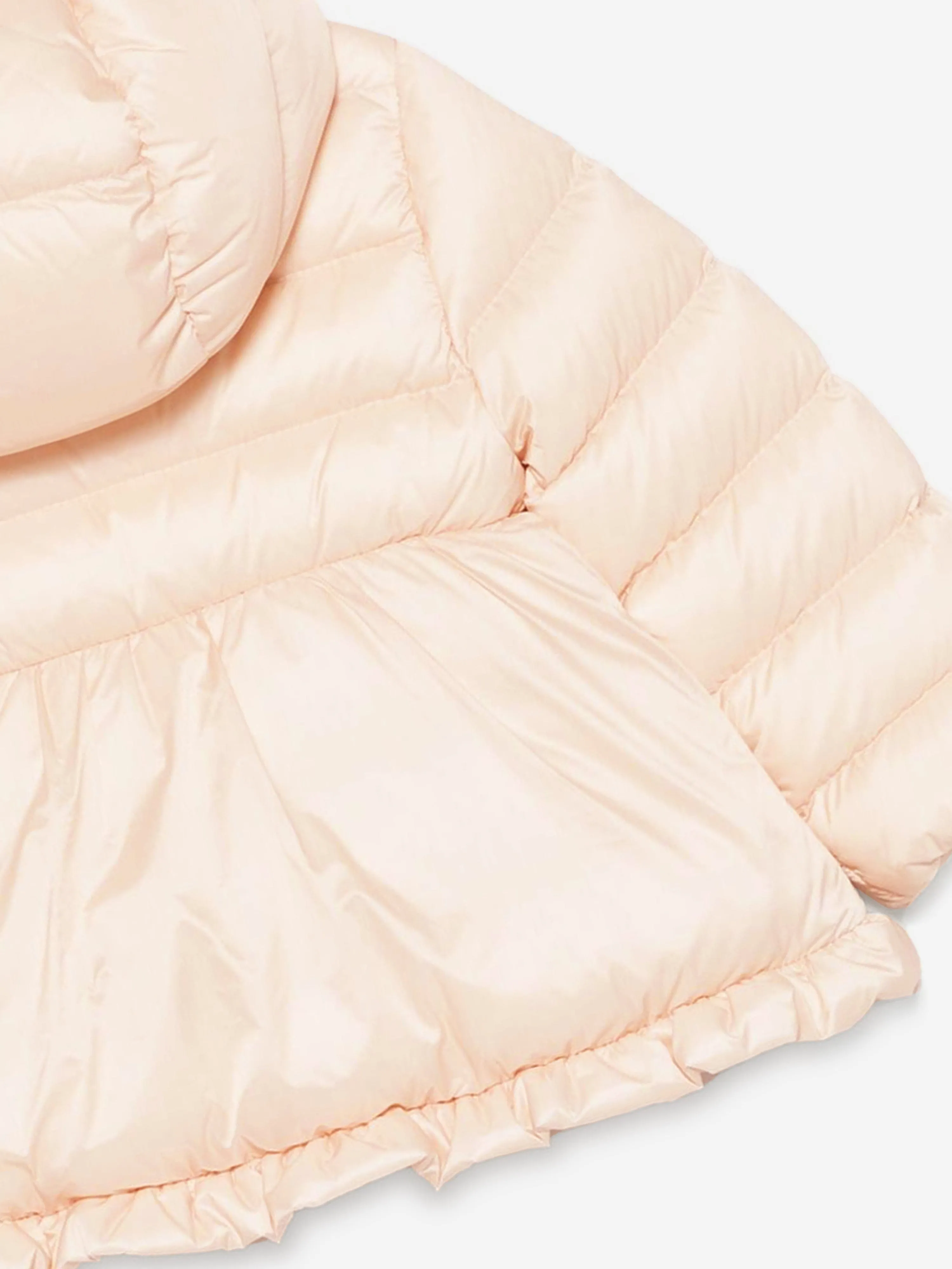 Moncler Enfant Baby Mädchen Daunengefütterte Odile Jacke in Rosa