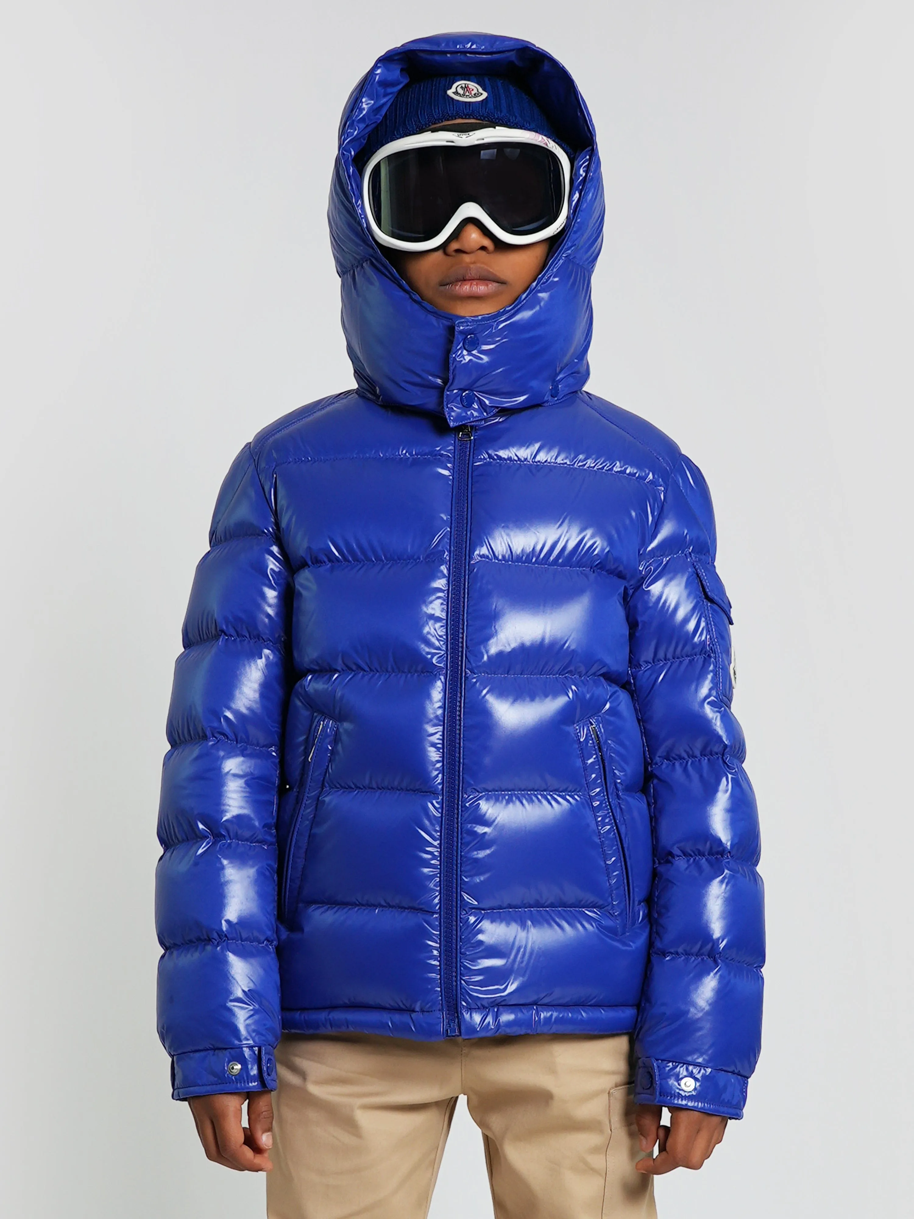Moncler Enfant Jungen Daunengefütterte Neue Maya Jacke