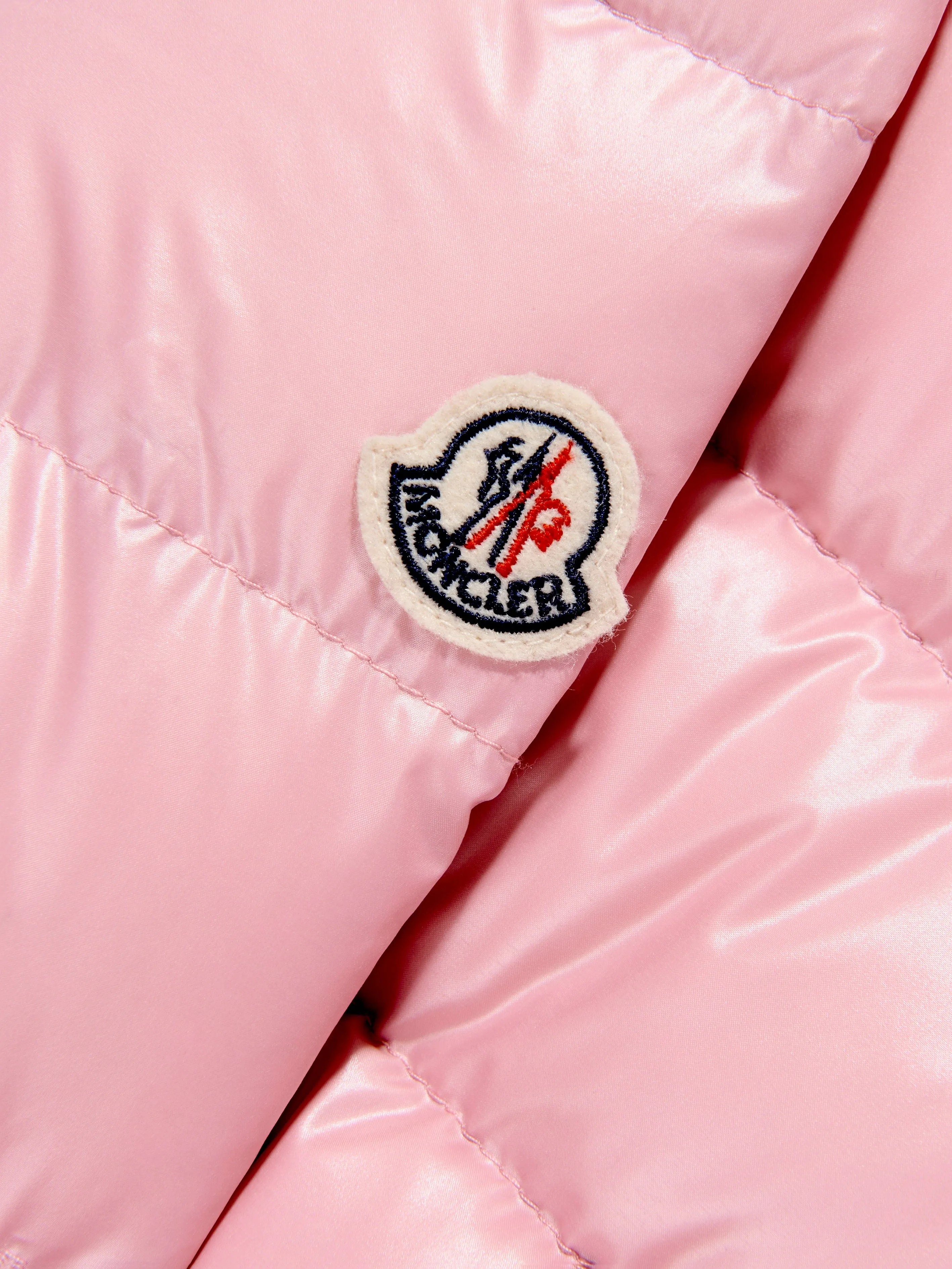 Moncler Enfant Mädchen Daunengefütterte Ainay Jacke in Rosa