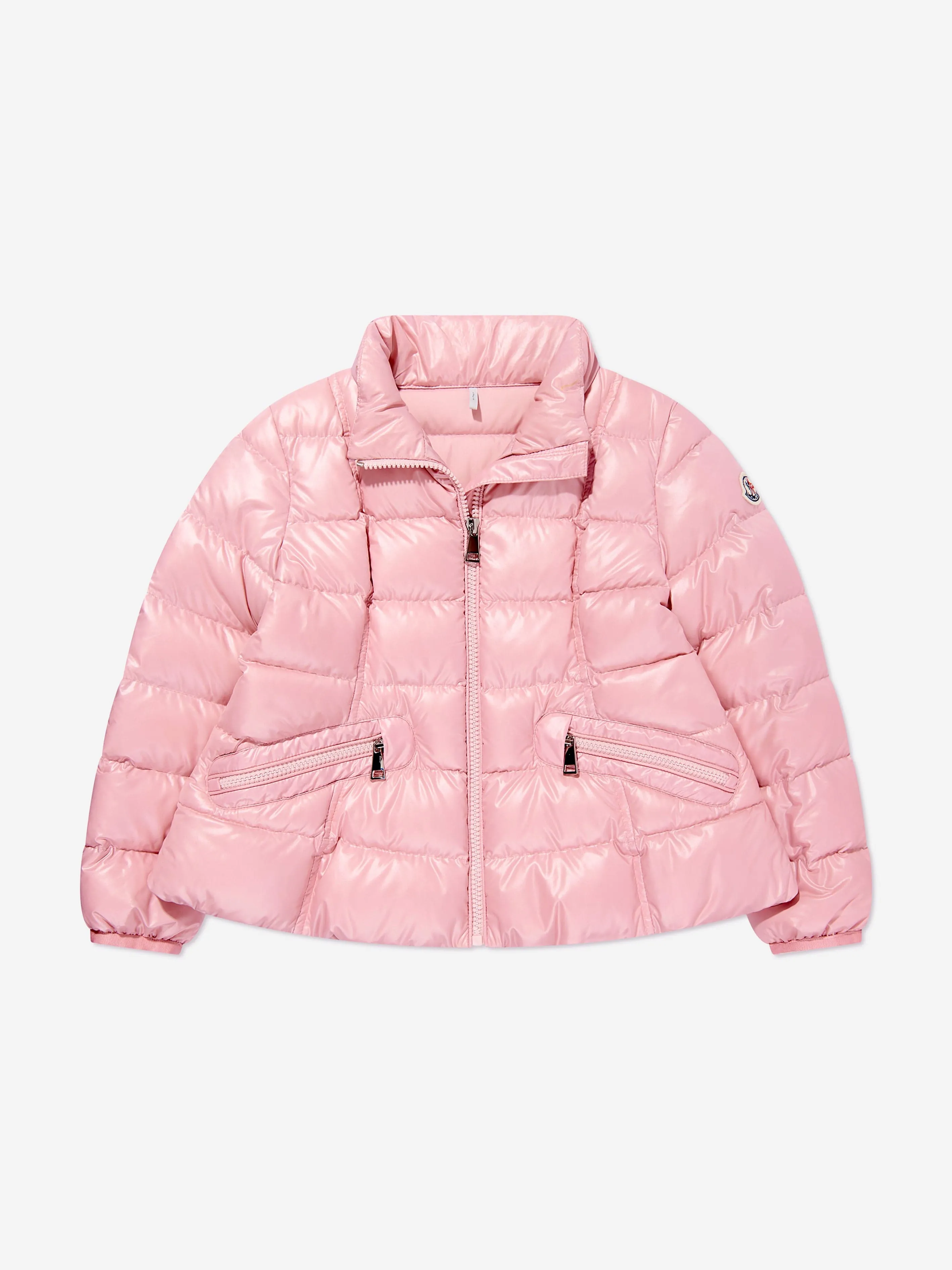 Moncler Enfant Mädchen Daunengefütterte Ainay Jacke in Rosa