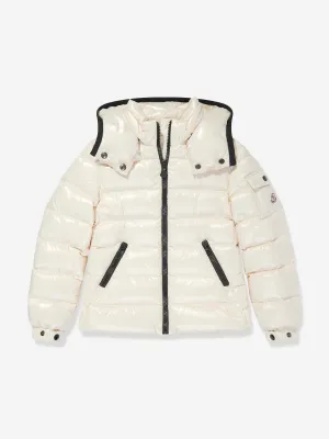 Moncler Enfant Mädchen Daunen gefütterte Baby Jacke in Beige