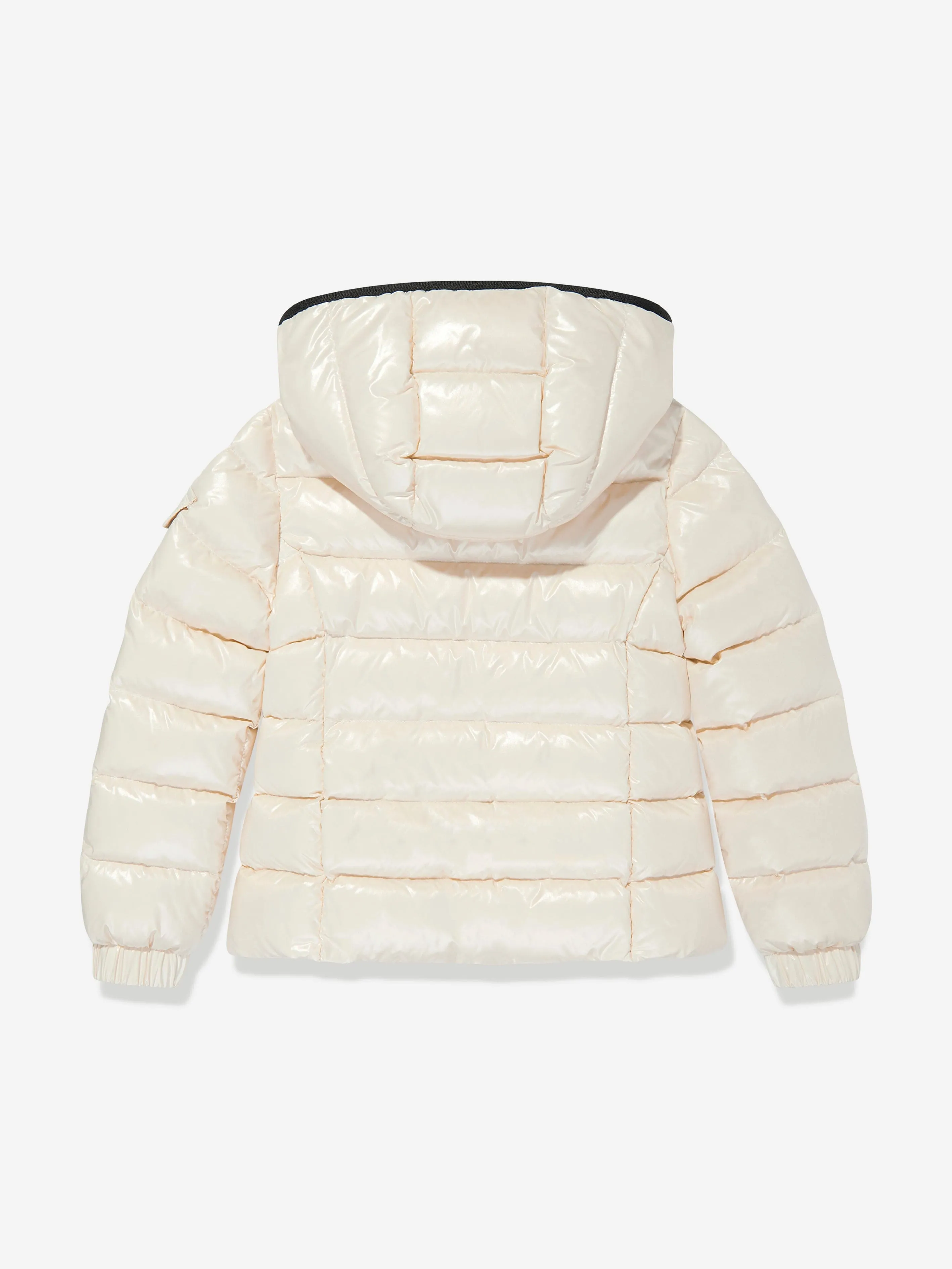 Moncler Enfant Mädchen Daunen gefütterte Baby Jacke in Beige