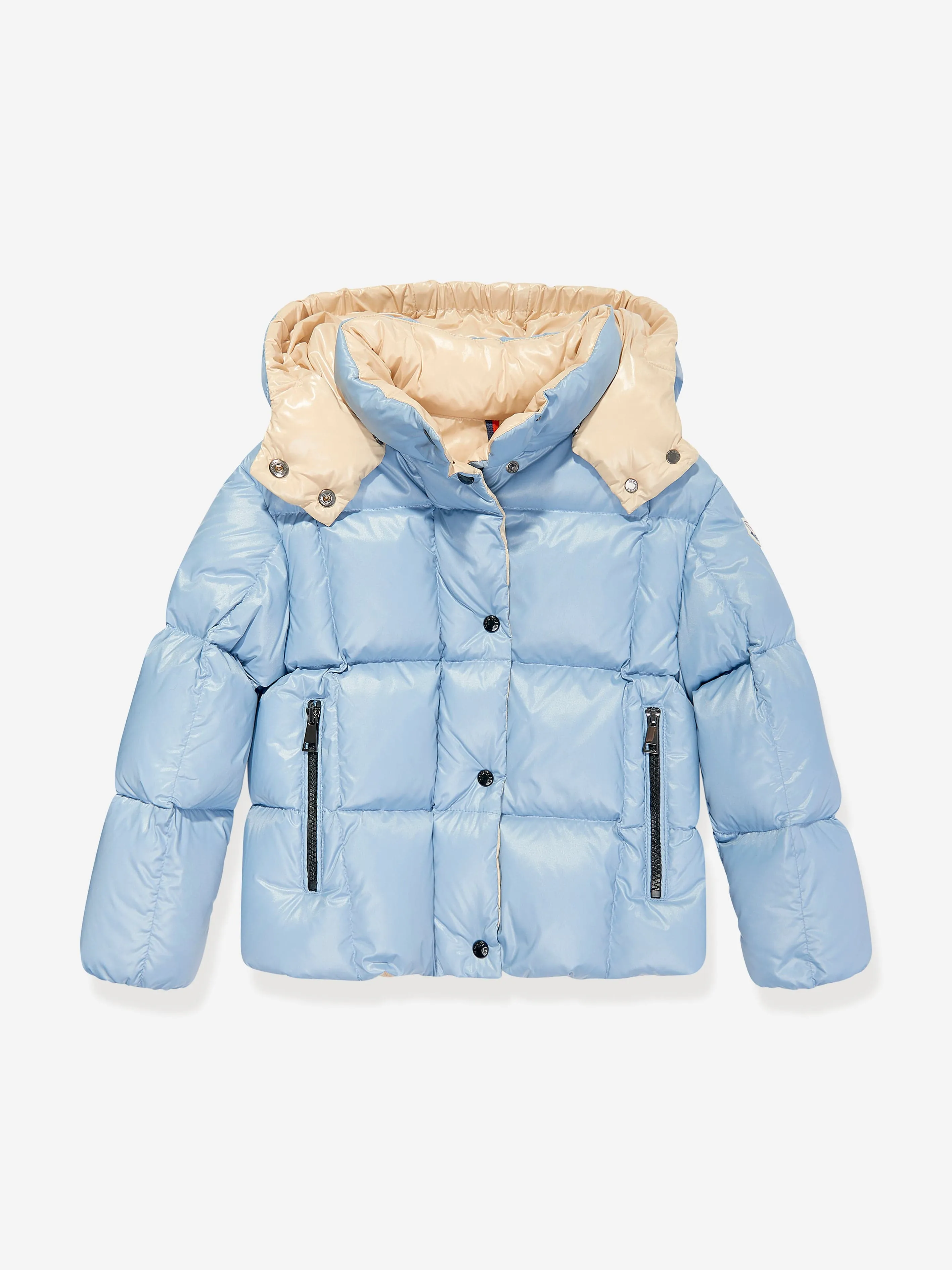 Moncler Enfant Mädchen Daunengefütterte Parana Jacke in Blau