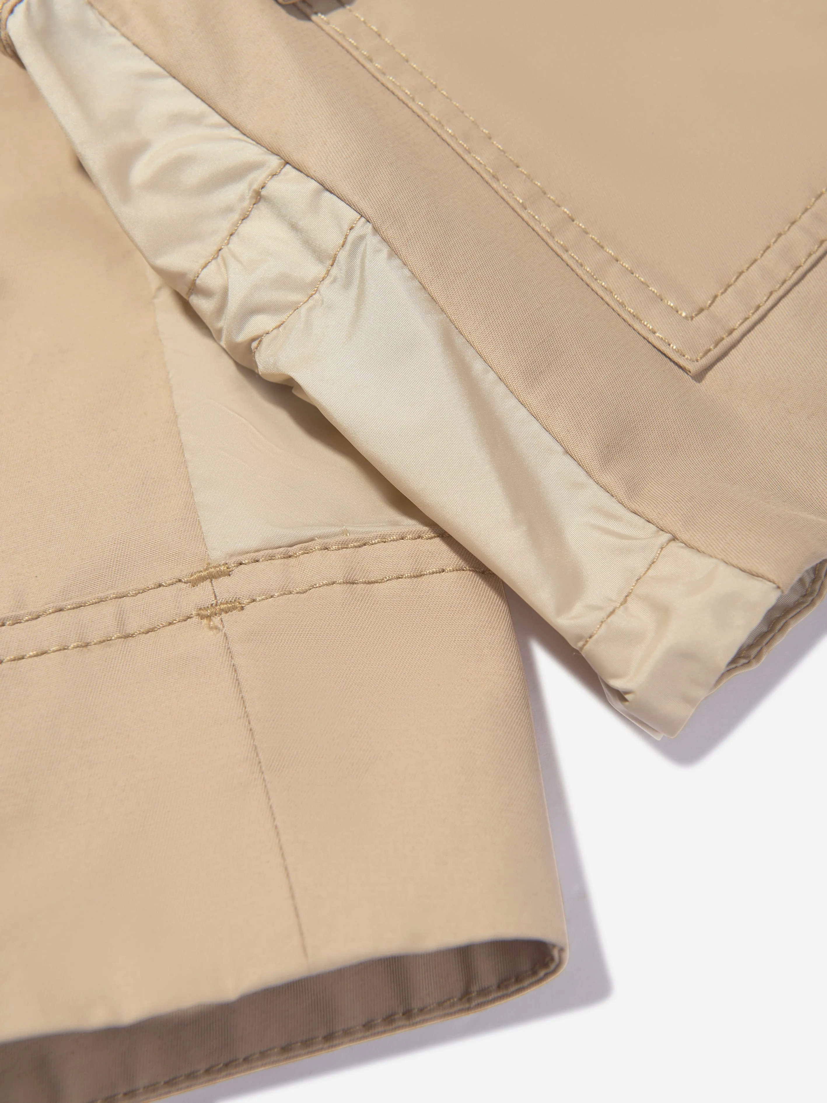 Moncler Enfant Mädchen Graie Jacke in Beige