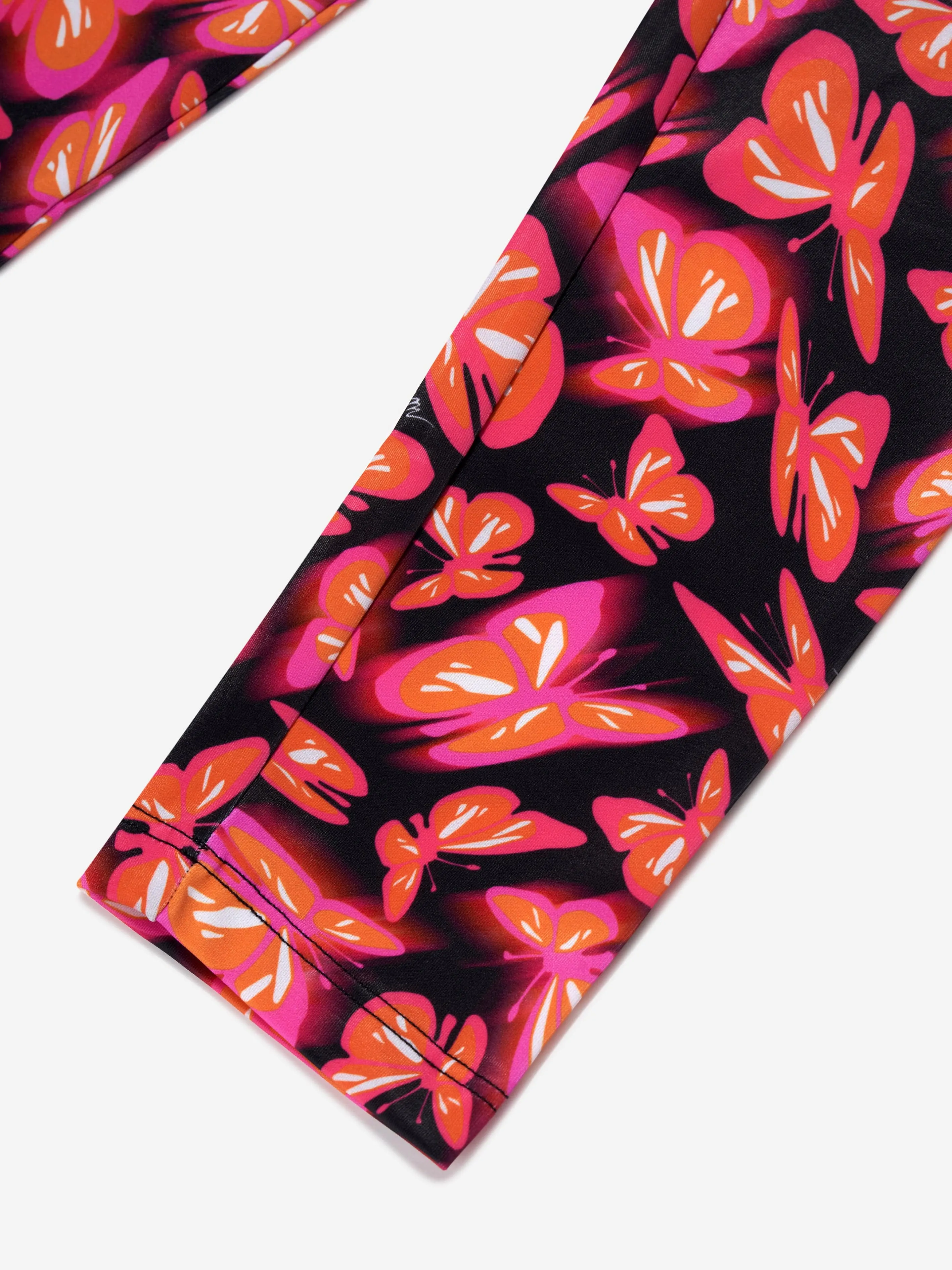 MSGM Mädchen Schmetterlings-Leggings in Rosa