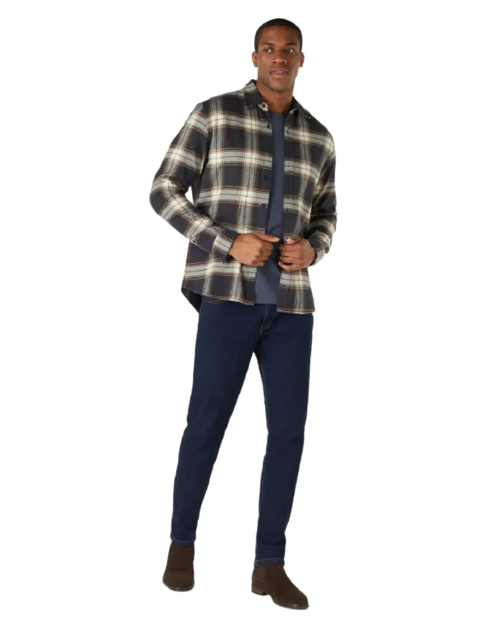 Musto Herren Langarm-Flannelhemden Musto Kleidung
