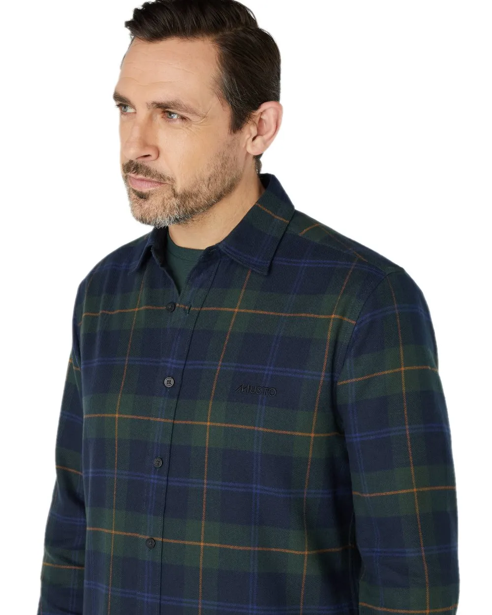 Musto Herren Langarm-Flannelhemden Musto Kleidung