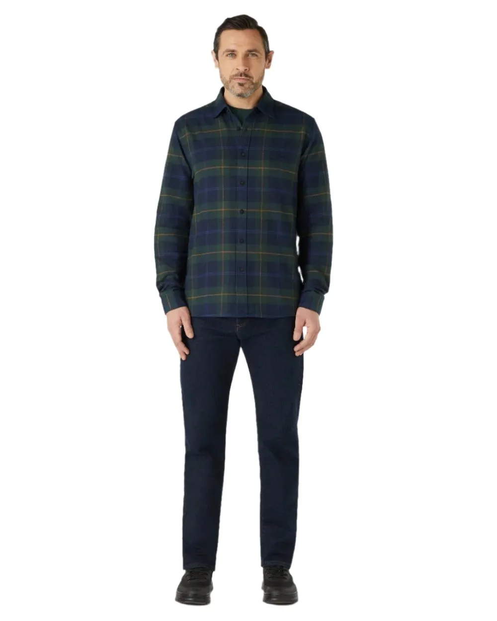 Musto Herren Langarm-Flannelhemden Musto Kleidung