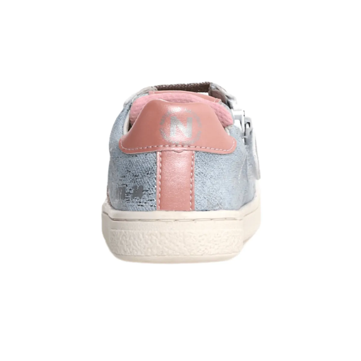 Naturino Mädchen (Größen 33-35) Pinn Zip Jeans/Rosa/Metallic Naturino Kinderschuhe