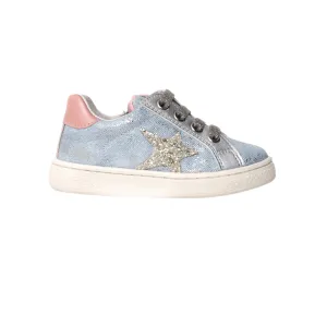 Naturino Mädchen (Größen 33-35) Pinn Zip Jeans/Rosa/Metallic Naturino Kinderschuhe