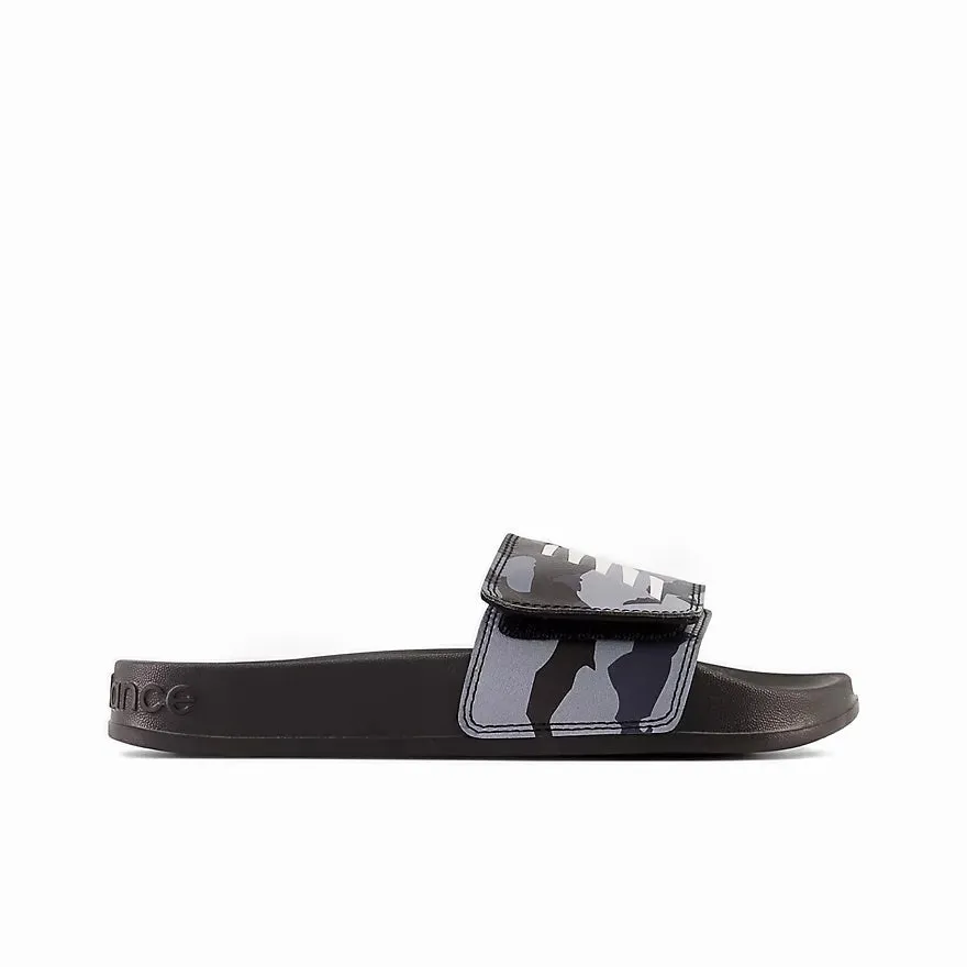 New Balance Black 200 verstellbare Schlupfsandale