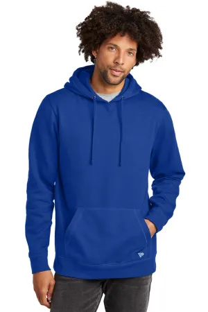 New Era Herren Comeback Fleece Kapuzenpullover mit Kangaroo-Tasche - Königsblau