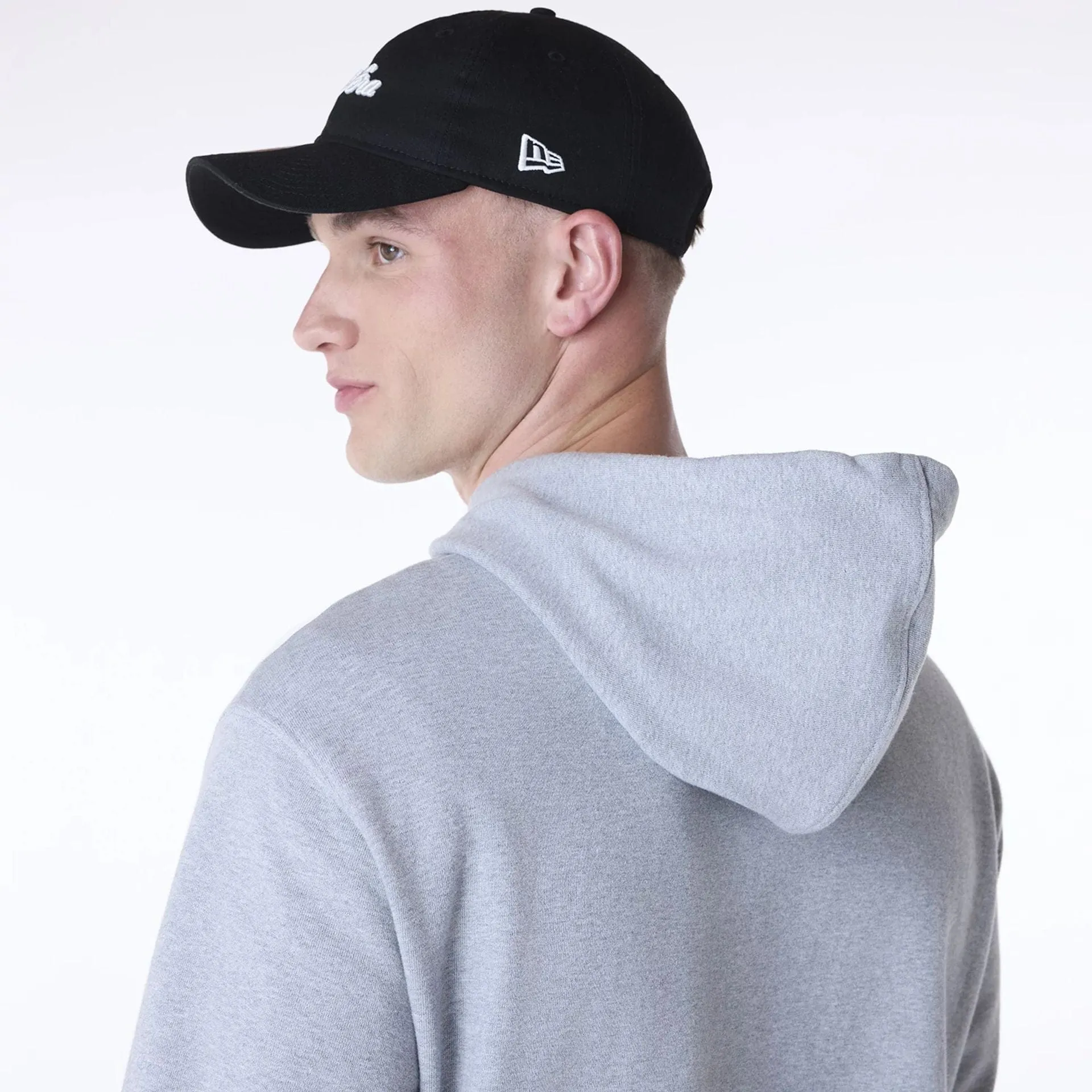New Era Sweatshirts und Hoodies New Era Script Grauer Pullover Hoodie