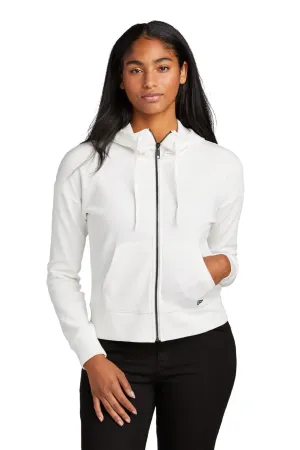 New Era Damen STS Kapuzenpullover mit Reißverschluss und Taschen - Fan Weiß