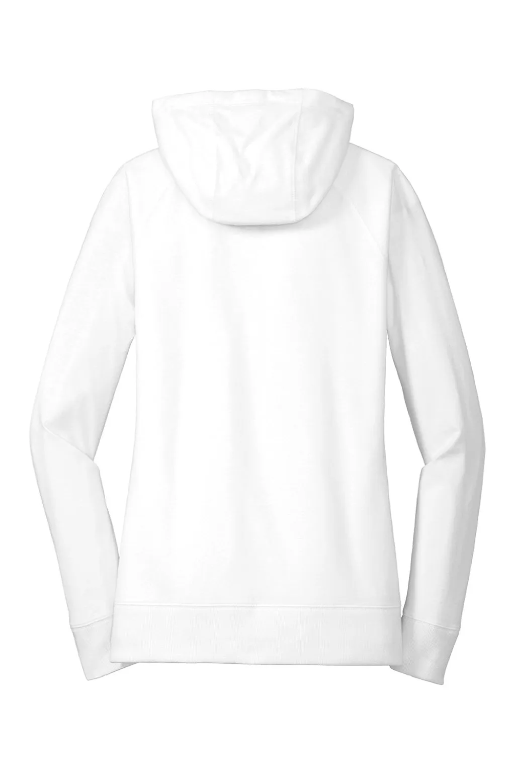 New Era Damen Sweatshirt Kapuzenpullover mit Reißverschluss und Taschen - Weiß