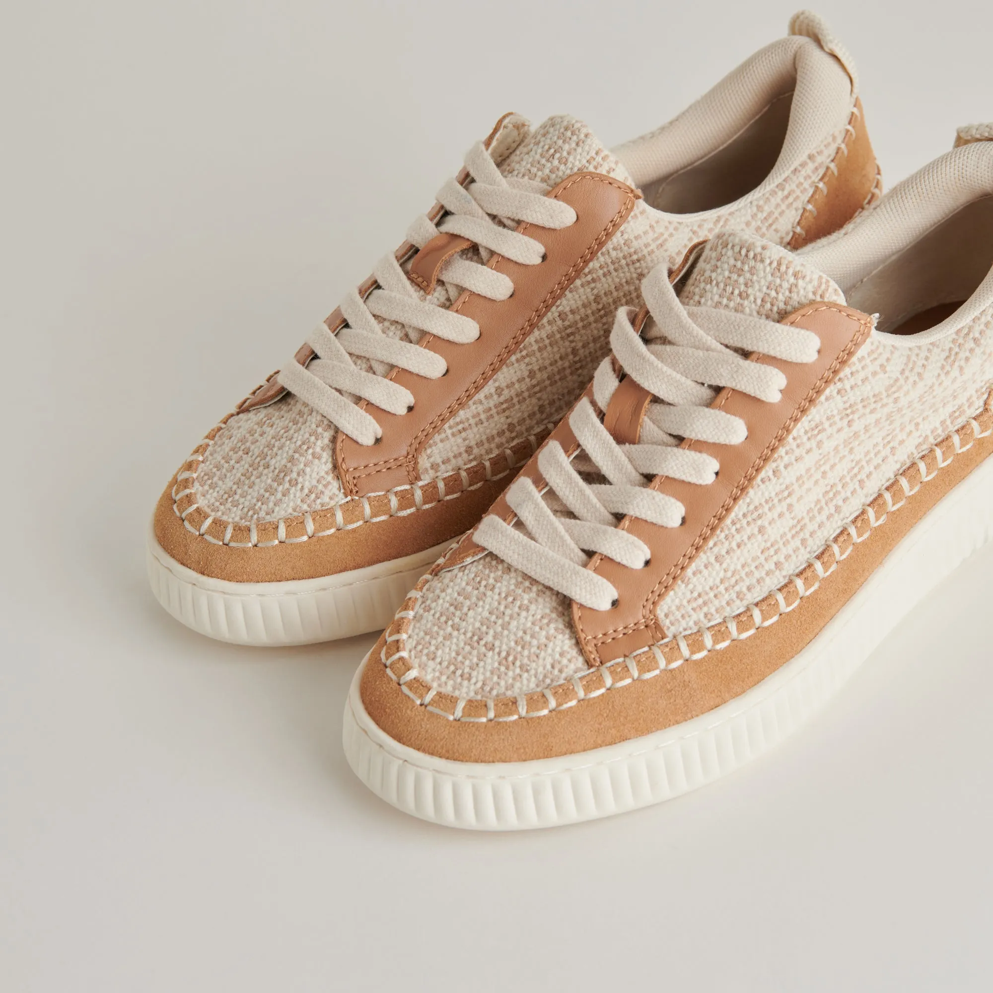 NICONA SNEAKERS BRAUN MULTI GEWEBT