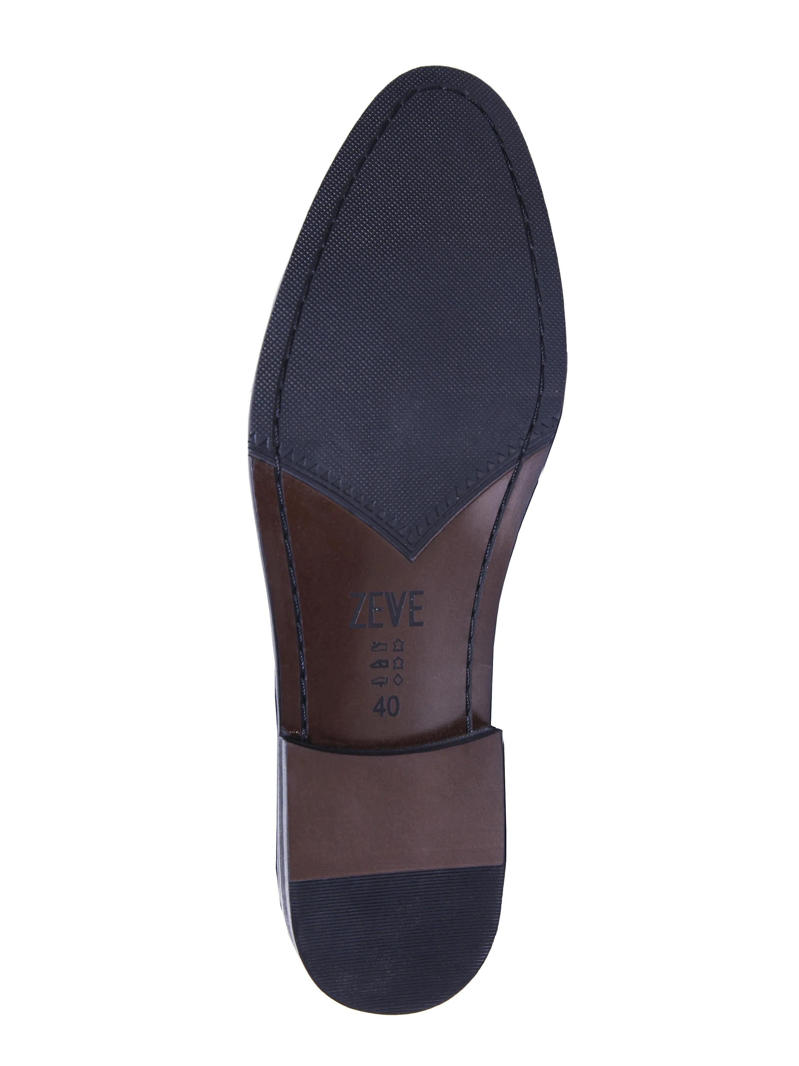 Noel Belgische Loafer mit Quaste - Dunkelbraun (Handbemalte Patina)