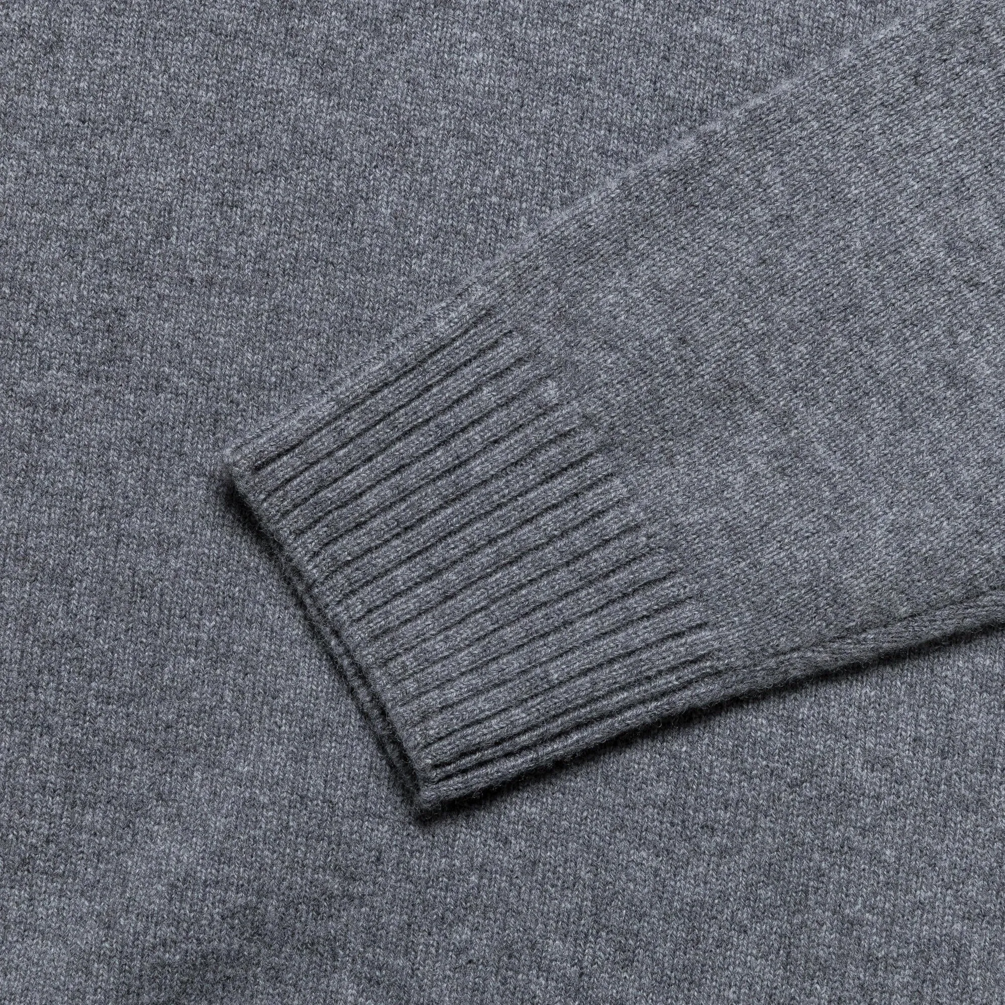 Norse Projects Kleidung Standard Merino Lambswool Polo - Grau Melange