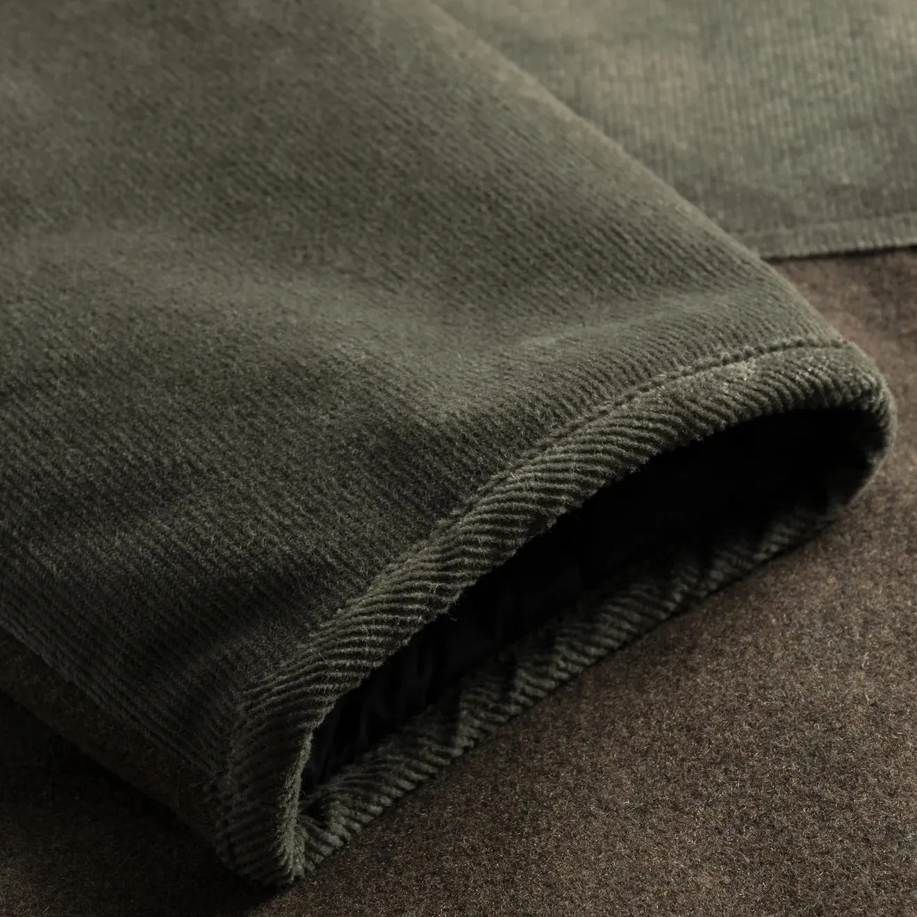 Norse Projects Hakon Solotex Jacke Cord Ivy Grün