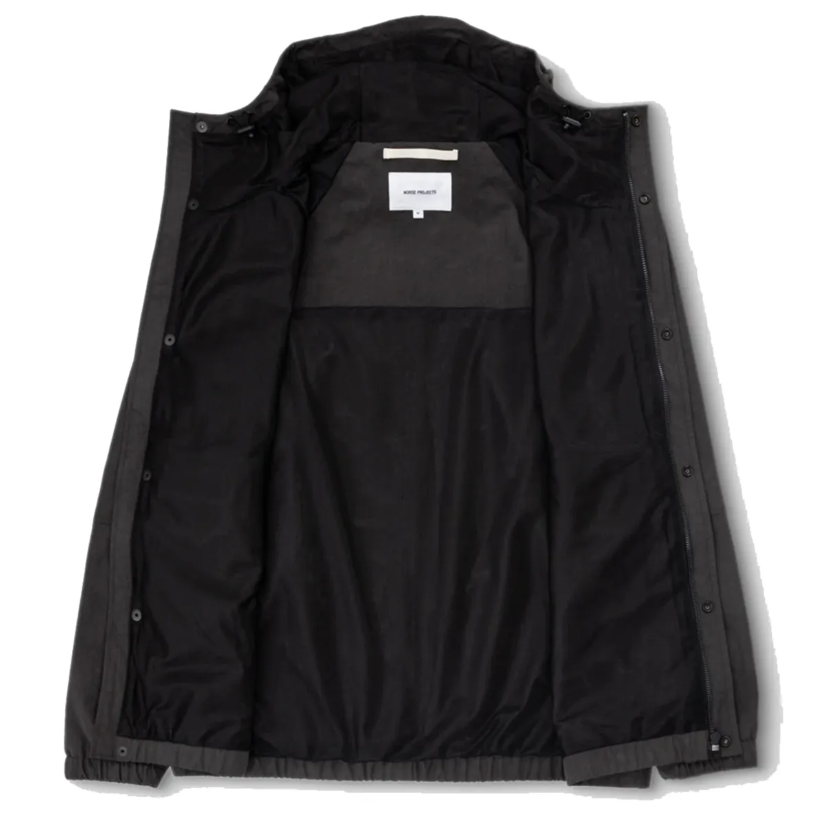 Norse Projects Herluf Wave Dye Nylon Windbreaker Schwarz