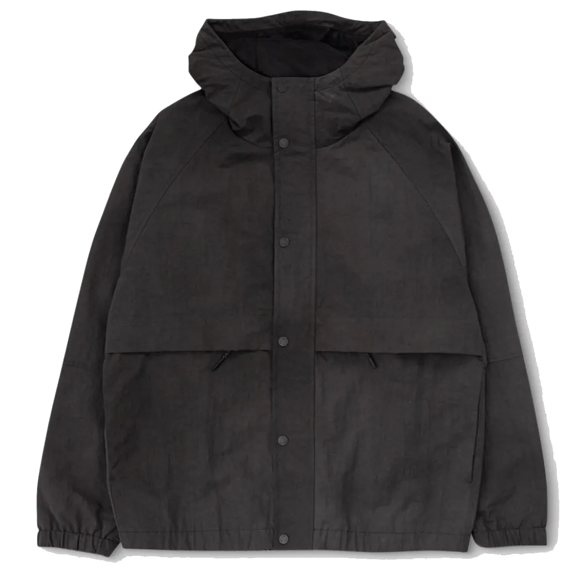 Norse Projects Herluf Wave Dye Nylon Windbreaker Schwarz