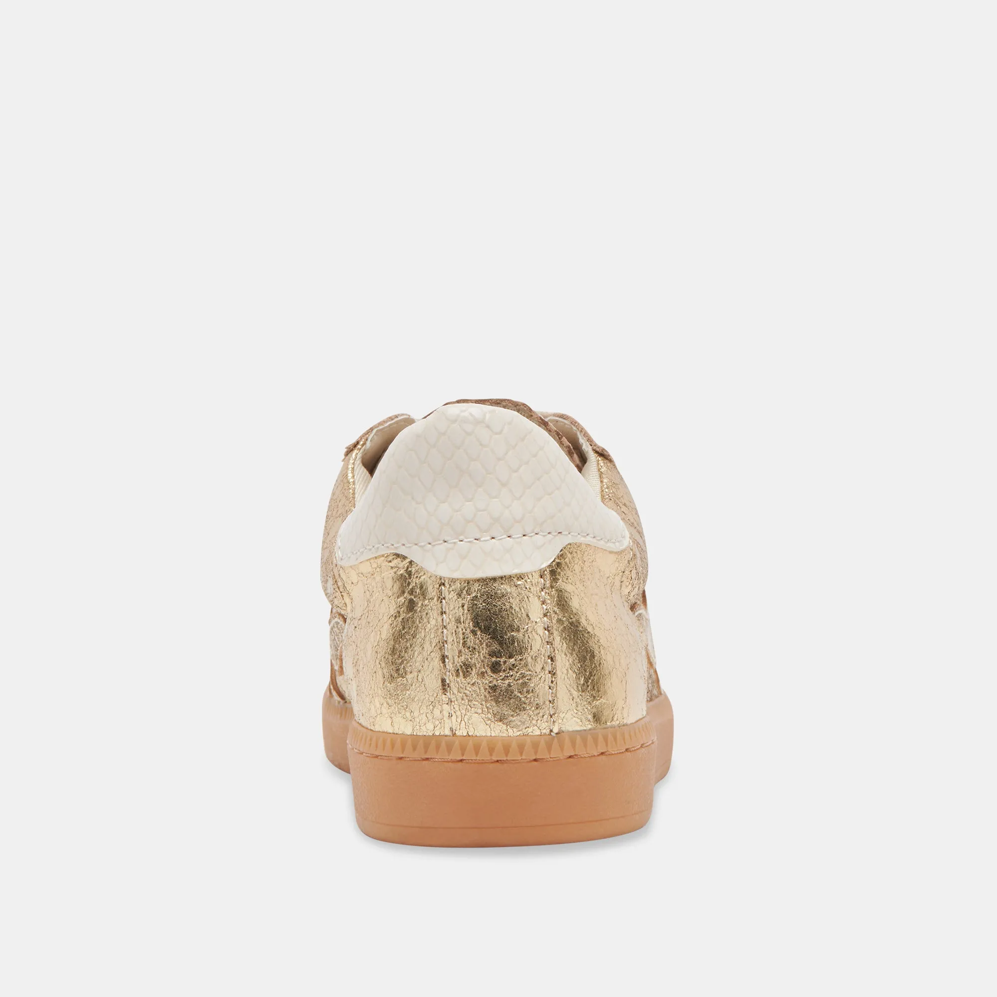 NOTICE SNEAKERS GOLD LEDER MIT VINTAGE-EFFEKT