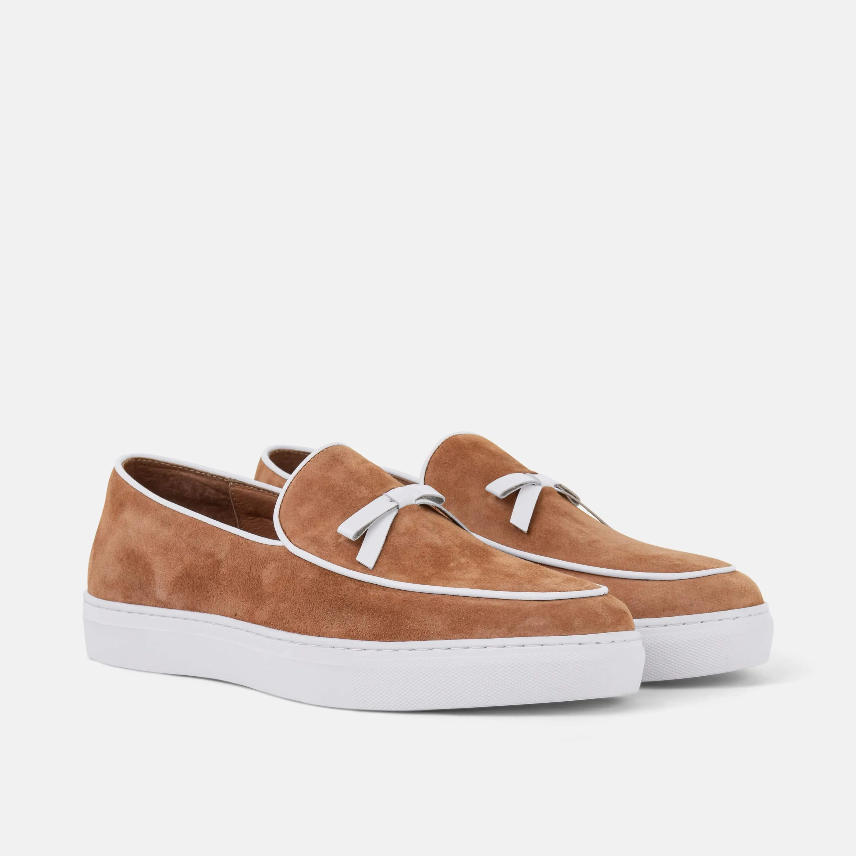 Odell Wildleder Belgische Loafers Sneaker