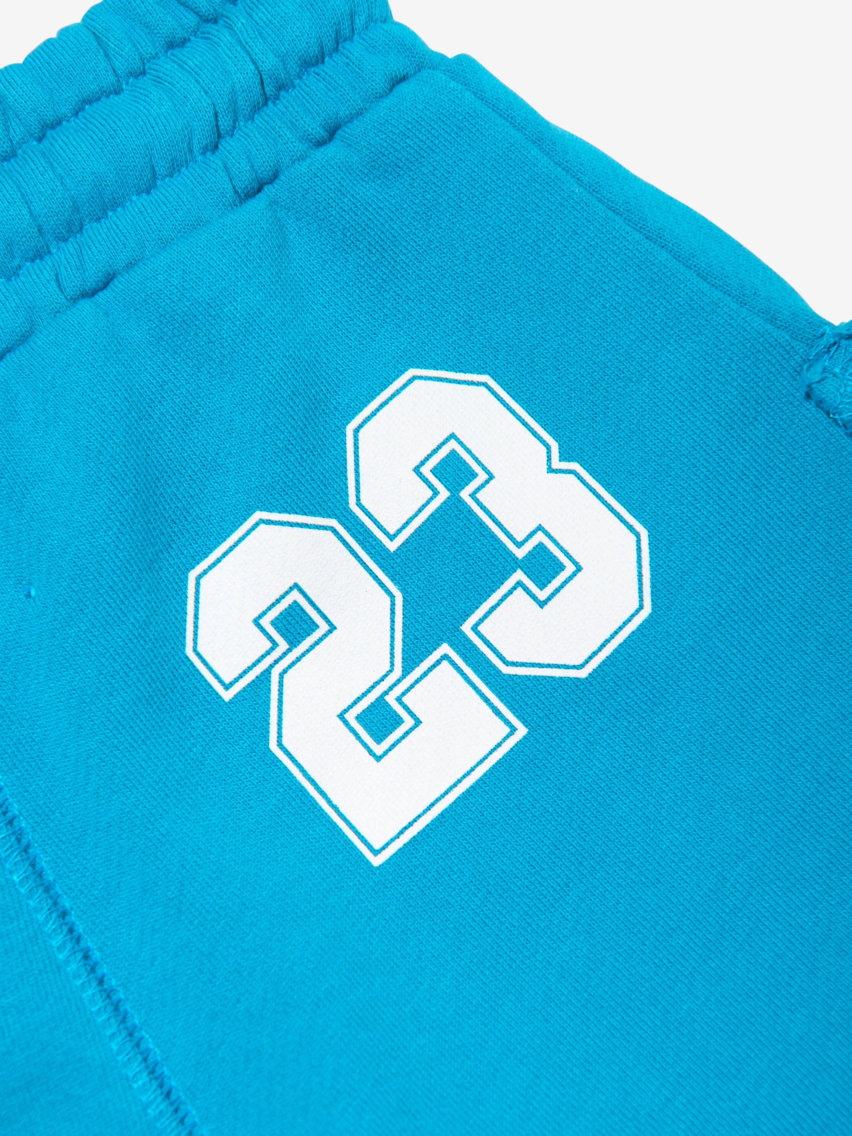 Off-White Boys Team 23 Sweatshorts in Blau