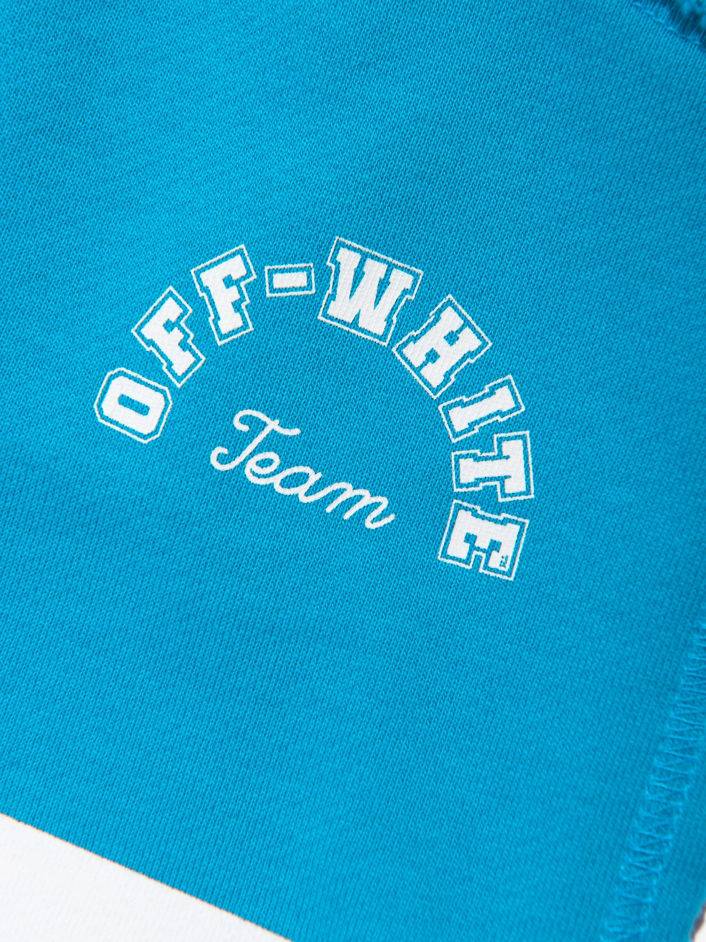 Off-White Boys Team 23 Sweatshorts in Blau