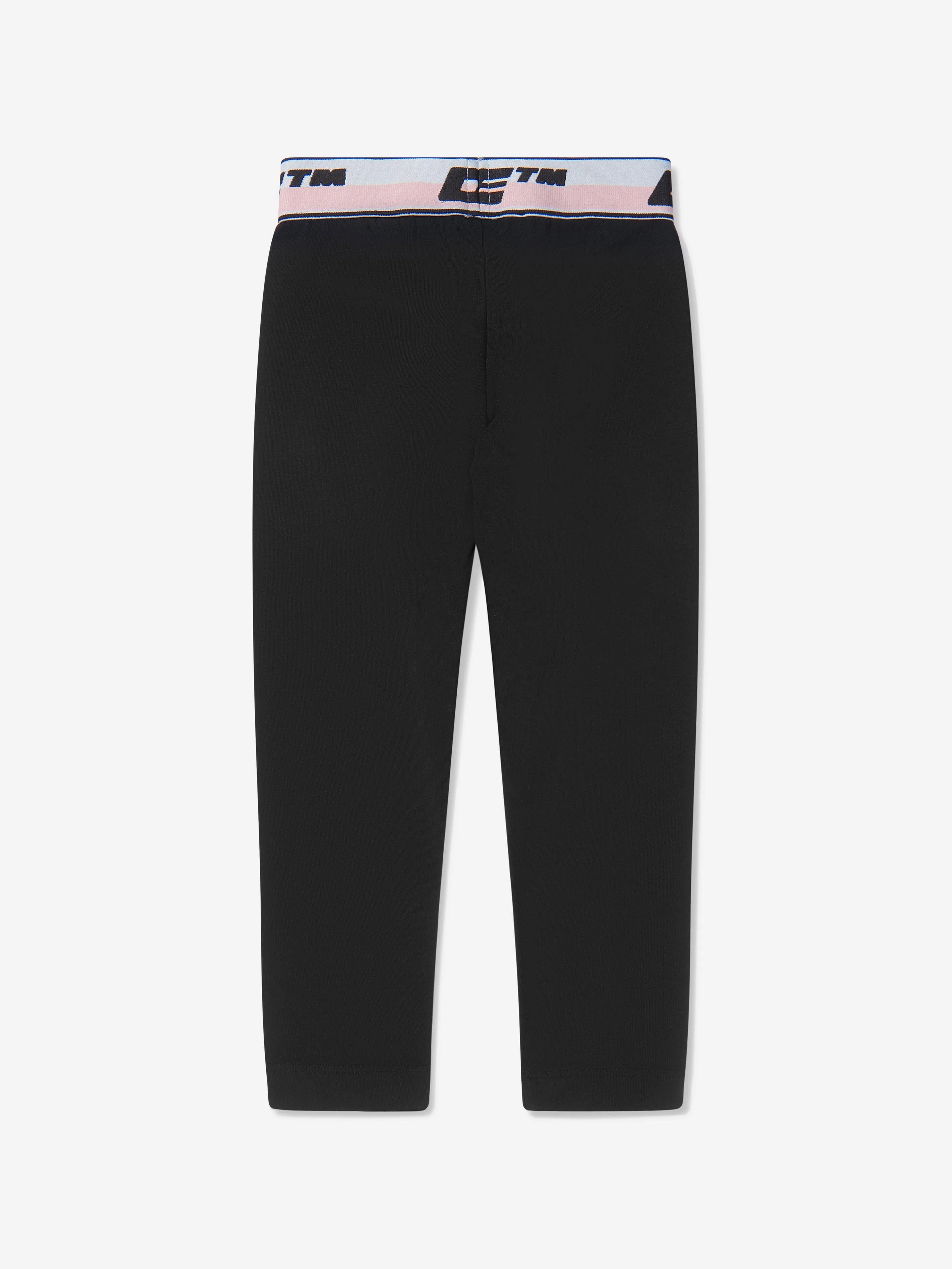 Off-White Girls Logo-Band-Leggings in Schwarz
