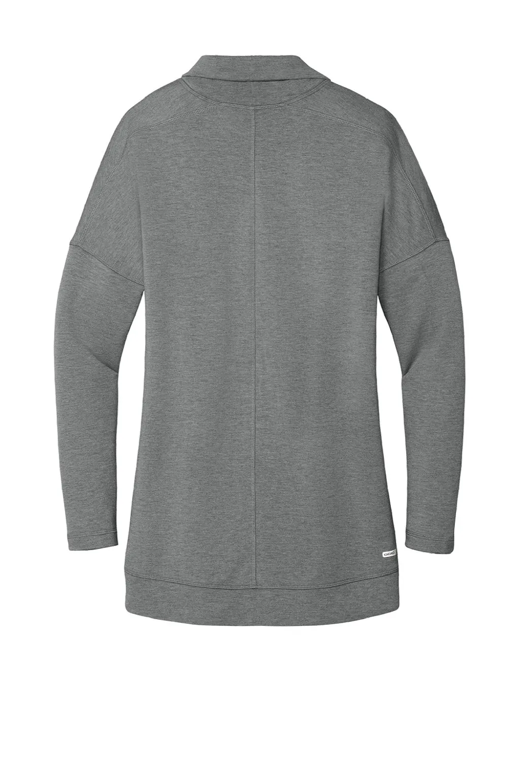 Ogio Damen Luuma Cocoon Offene Front Fleece Sweatshirt - Heather Petrolgrau