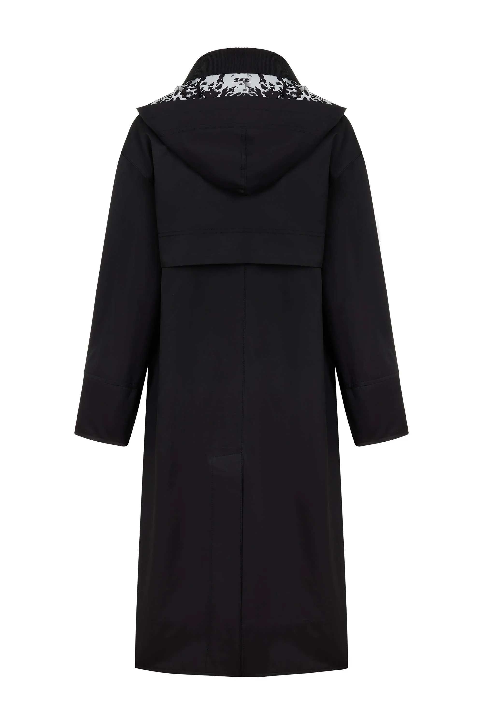 Übergroßer Kapuzen-Trenchcoat