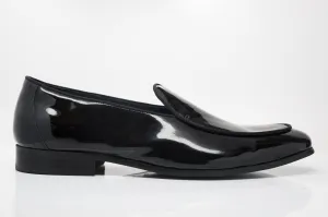 Glänzender Lack-Loafer Schwarz für formelle Anlässe