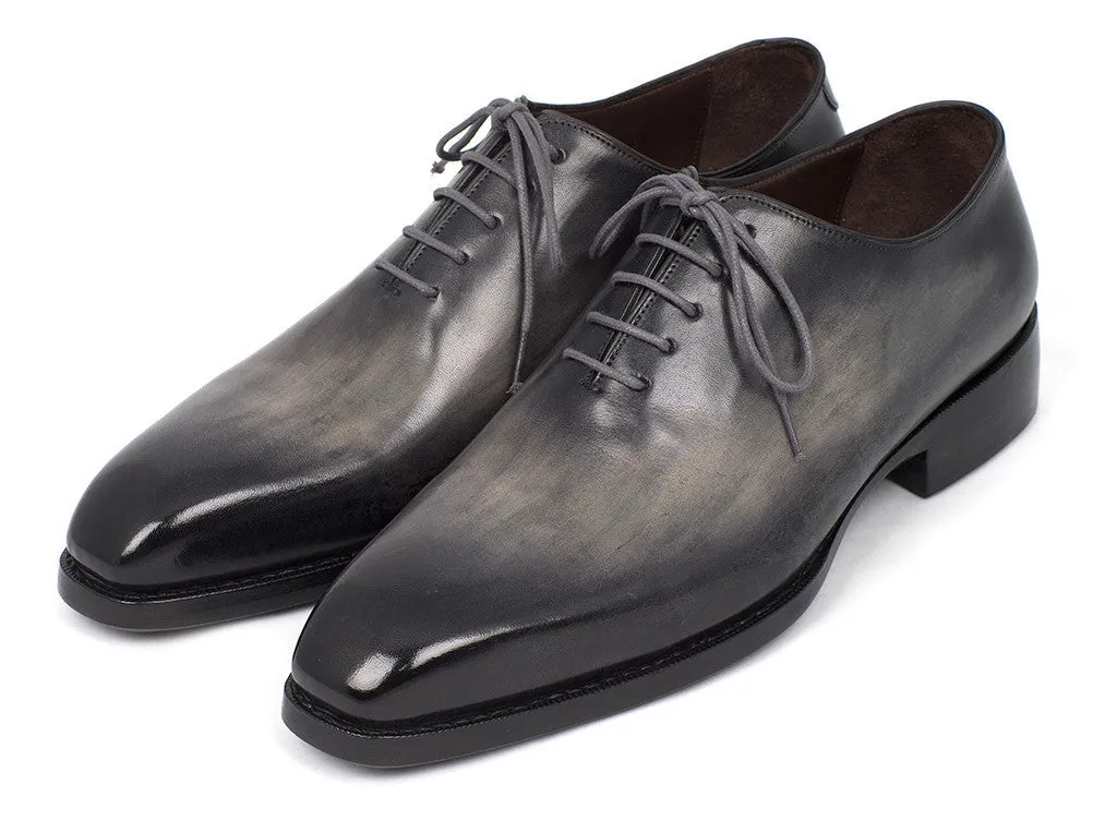 Paul Parkman Schuhe Paul Parkman Handbemalte Leder Wholecut Oxfords in Grau & Schwarz