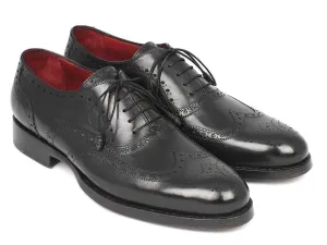 Paul Parkman Schuhe Paul Parkman Herren Goodyear-Beschlagene Wingtip Oxfords in Schwarz