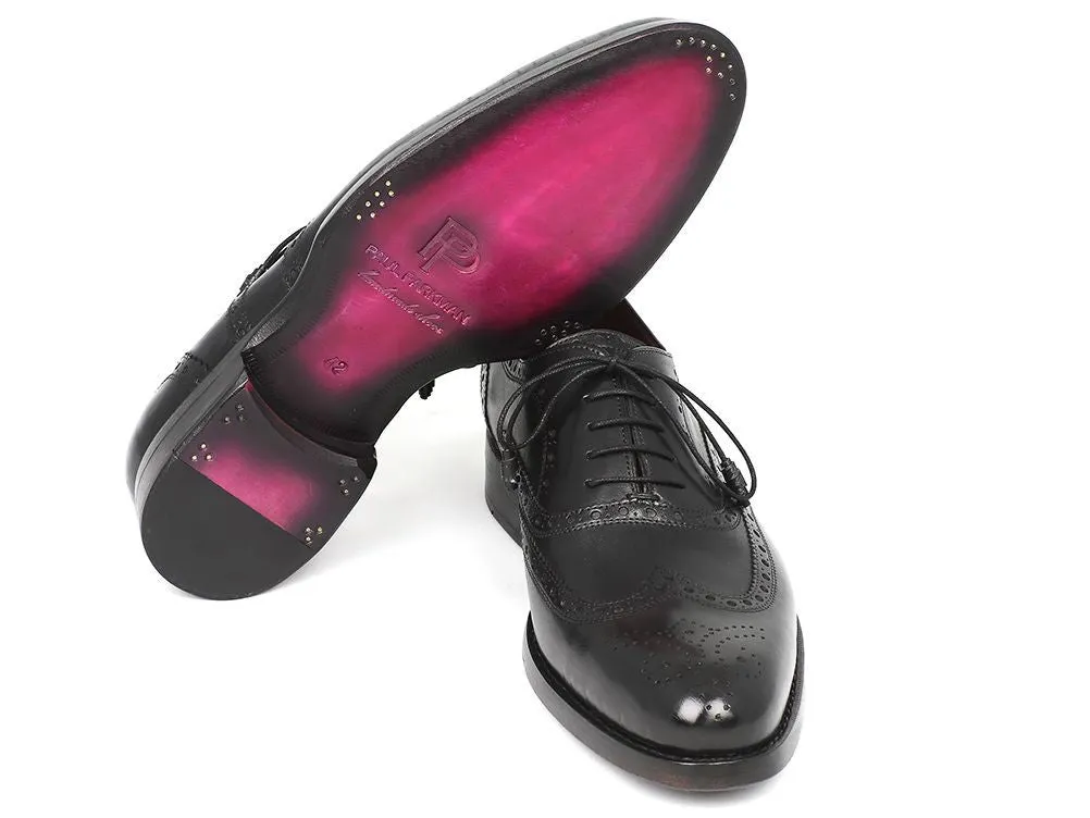 Paul Parkman Schuhe Paul Parkman Herren Goodyear-Beschlagene Wingtip Oxfords in Schwarz