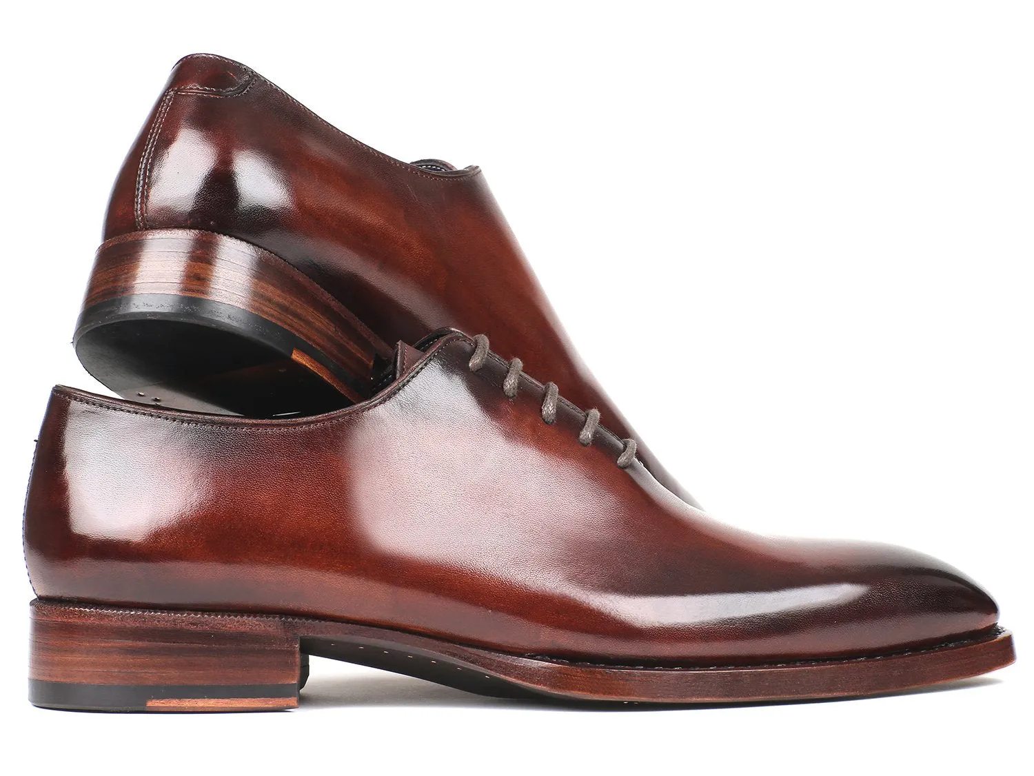 Paul Parkman Schuhe Paul Parkman Herrenhandbemachte Goodyear-Bereifte Wholecut Oxfords in Braun