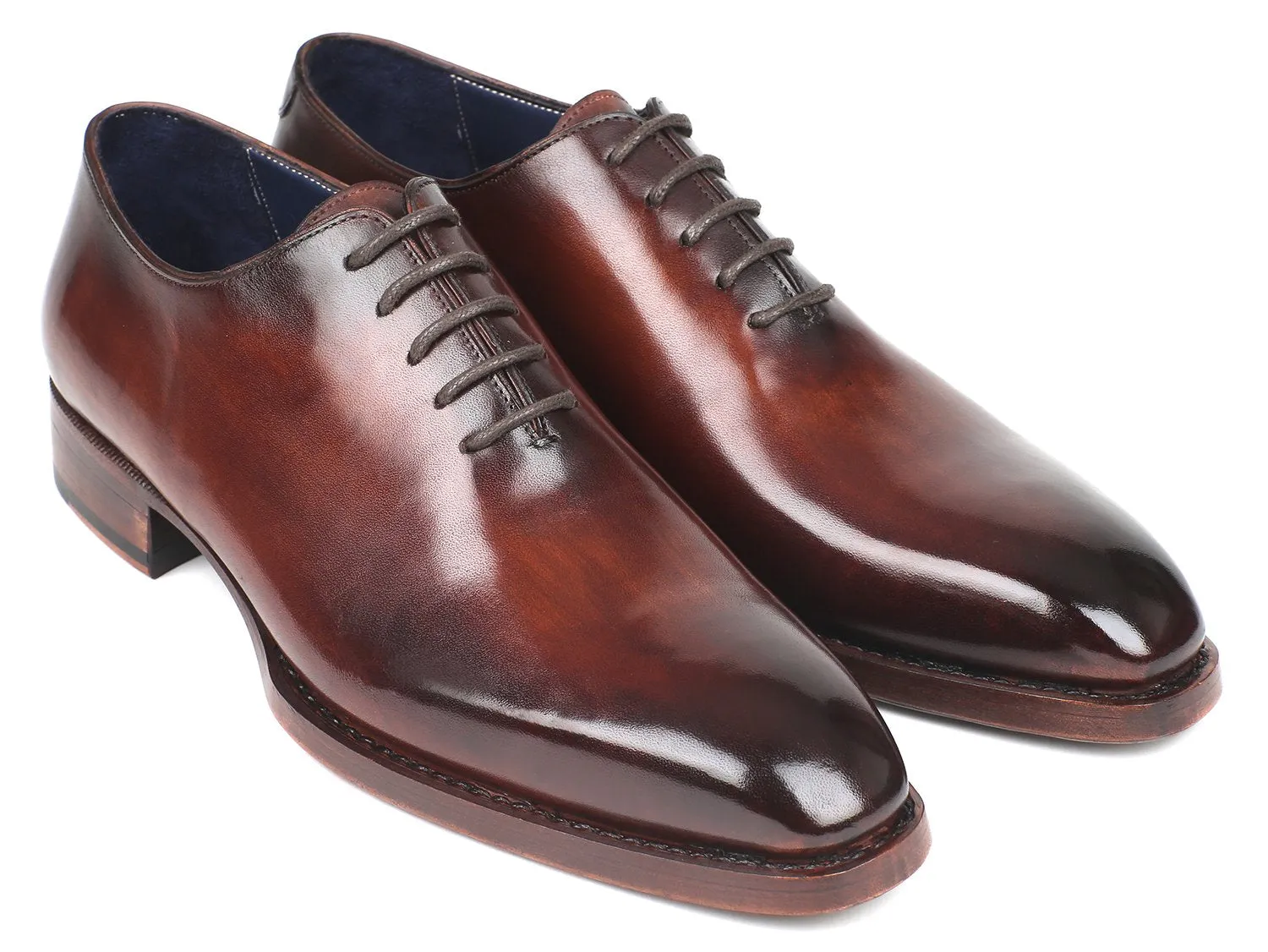 Paul Parkman Schuhe Paul Parkman Herrenhandbemachte Goodyear-Bereifte Wholecut Oxfords in Braun