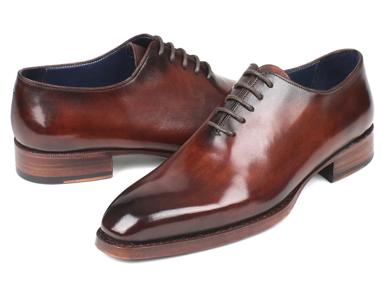 Paul Parkman Schuhe Paul Parkman Herrenhandbemachte Goodyear-Bereifte Wholecut Oxfords in Braun