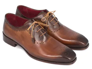 Paul Parkman Schuhe Paul Parkman Herren Medaillon-Zehen Oxfords in Braun & Kamel