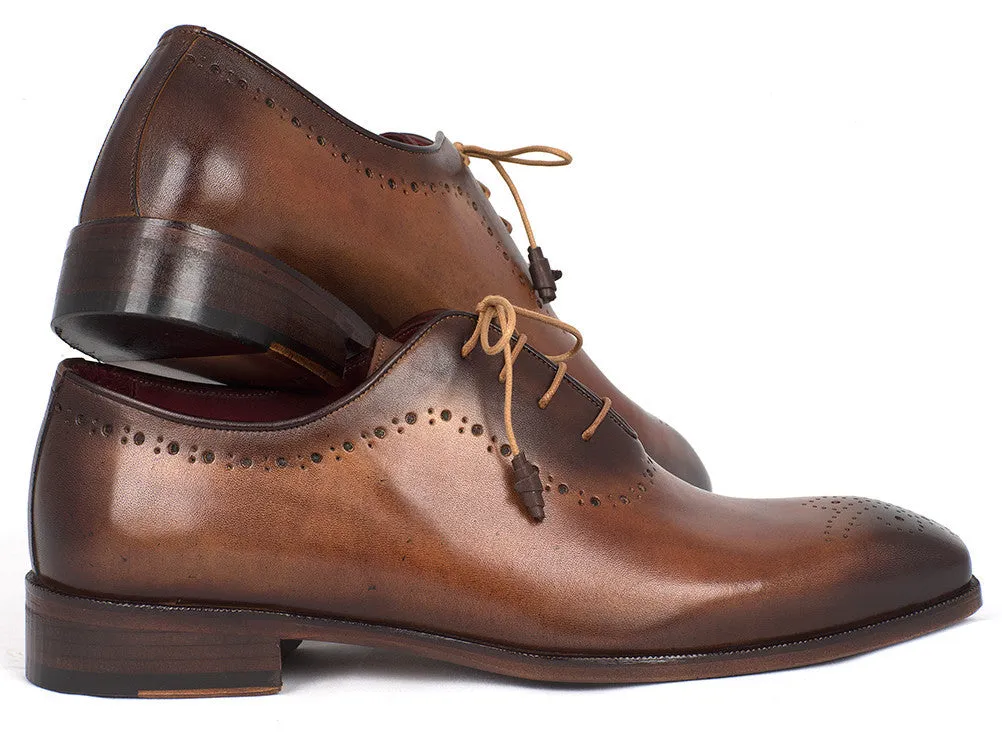 Paul Parkman Schuhe Paul Parkman Herren Medaillon-Zehen Oxfords in Braun & Kamel